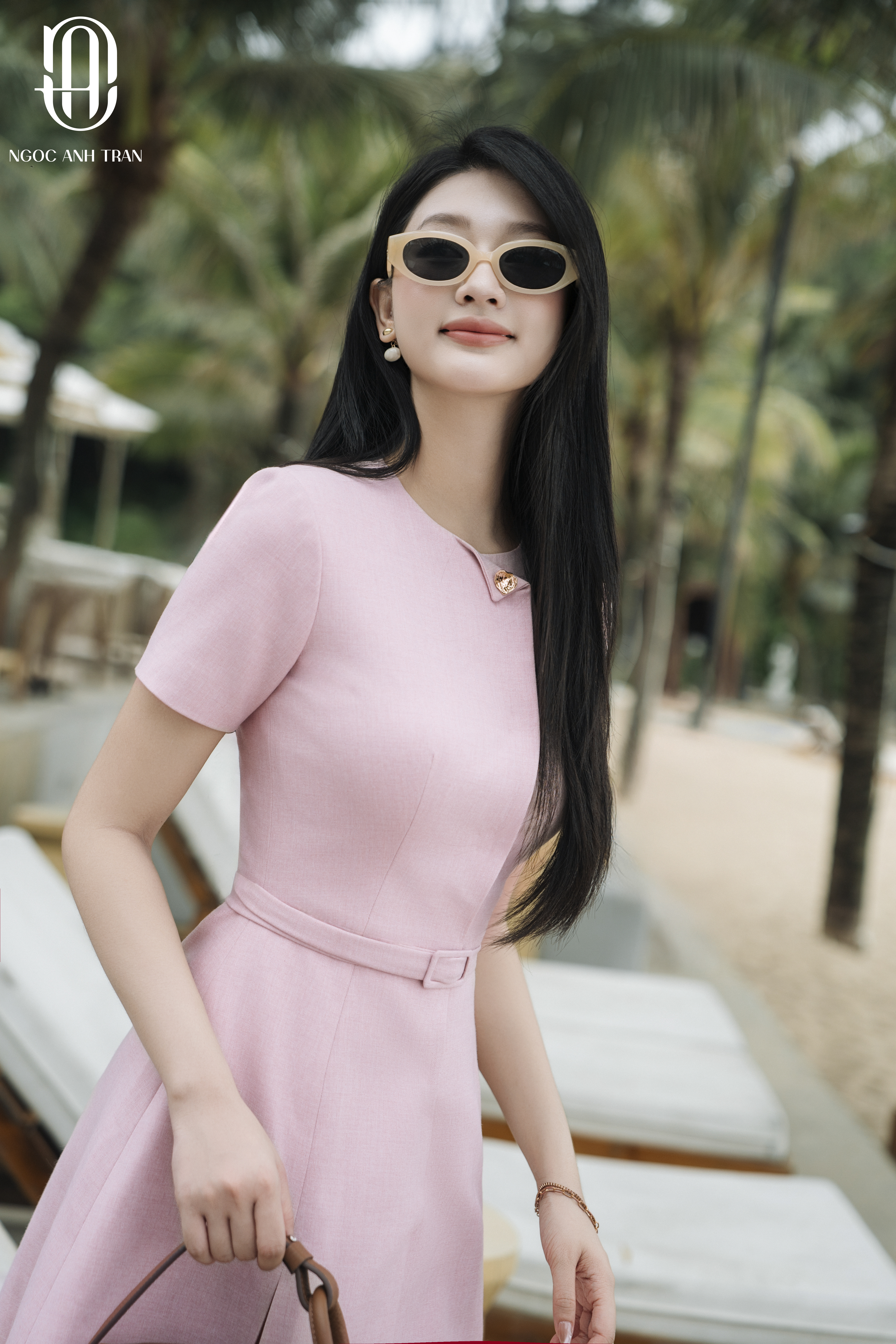 D127 - Váy hồng Hội An xếp ly trên gối_thumbnail_3