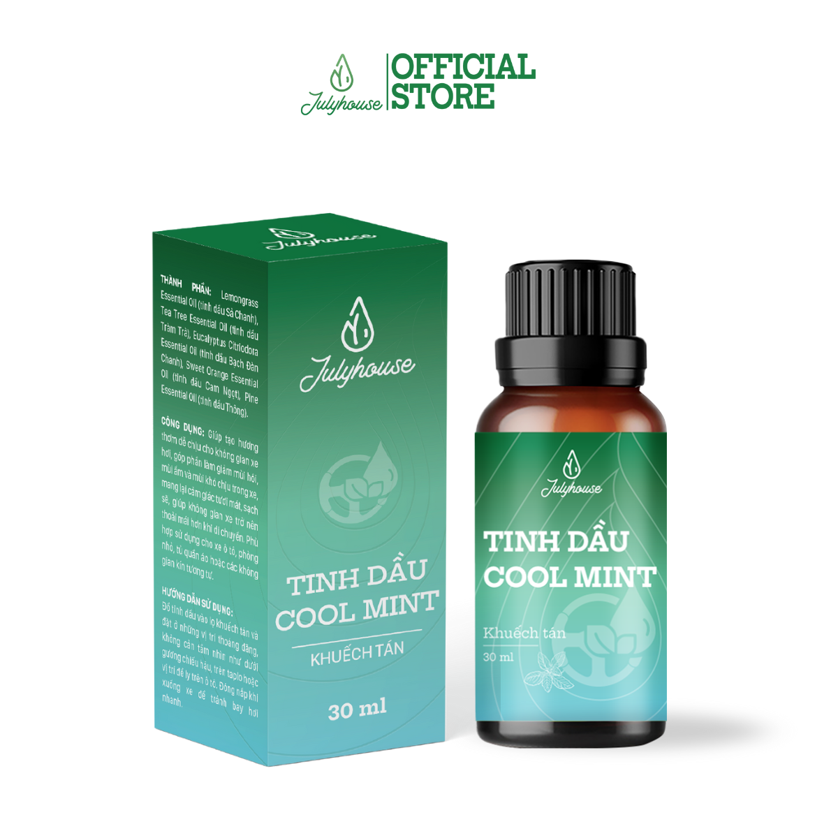 Tinh dầu khuếch tán Cool Mint Julyhouse 30ml 