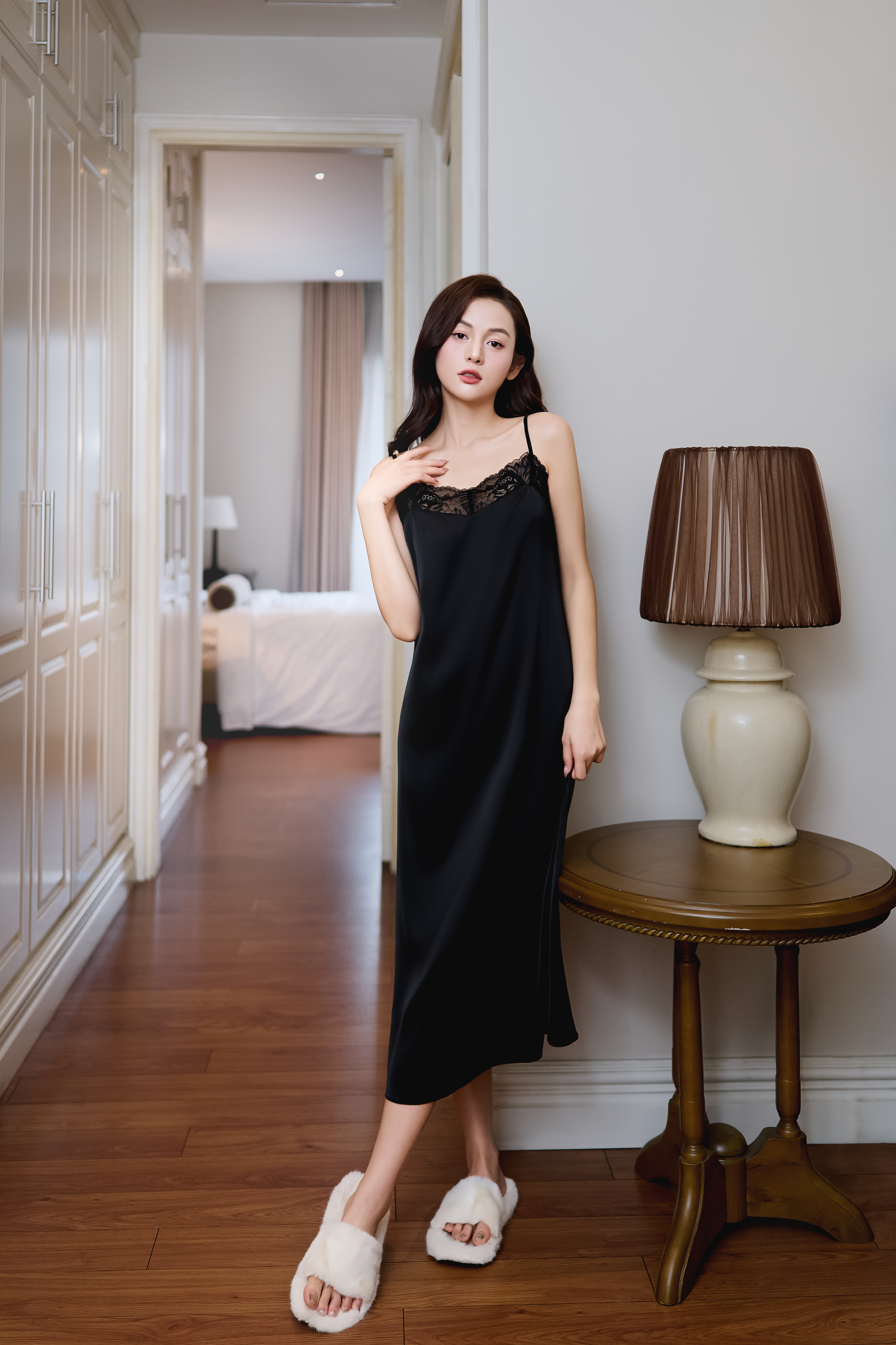 Váy ngủ 2 dây V40