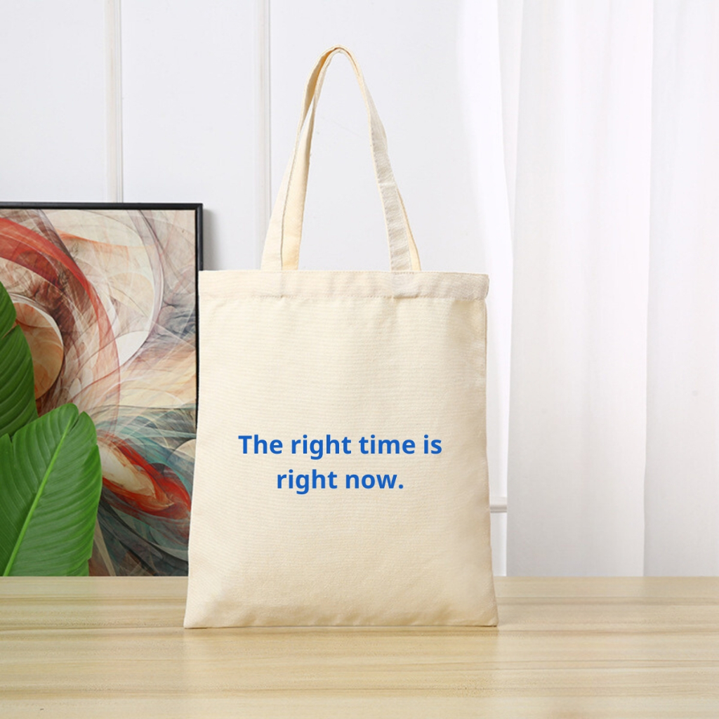 Túi tote vải canvas in chữ phong cách có khoá kéo và ngăn phụ, đi học, đi chơi - 𝐖𝐞 𝐓𝐞𝐞 TOTE14_thumbnail_11