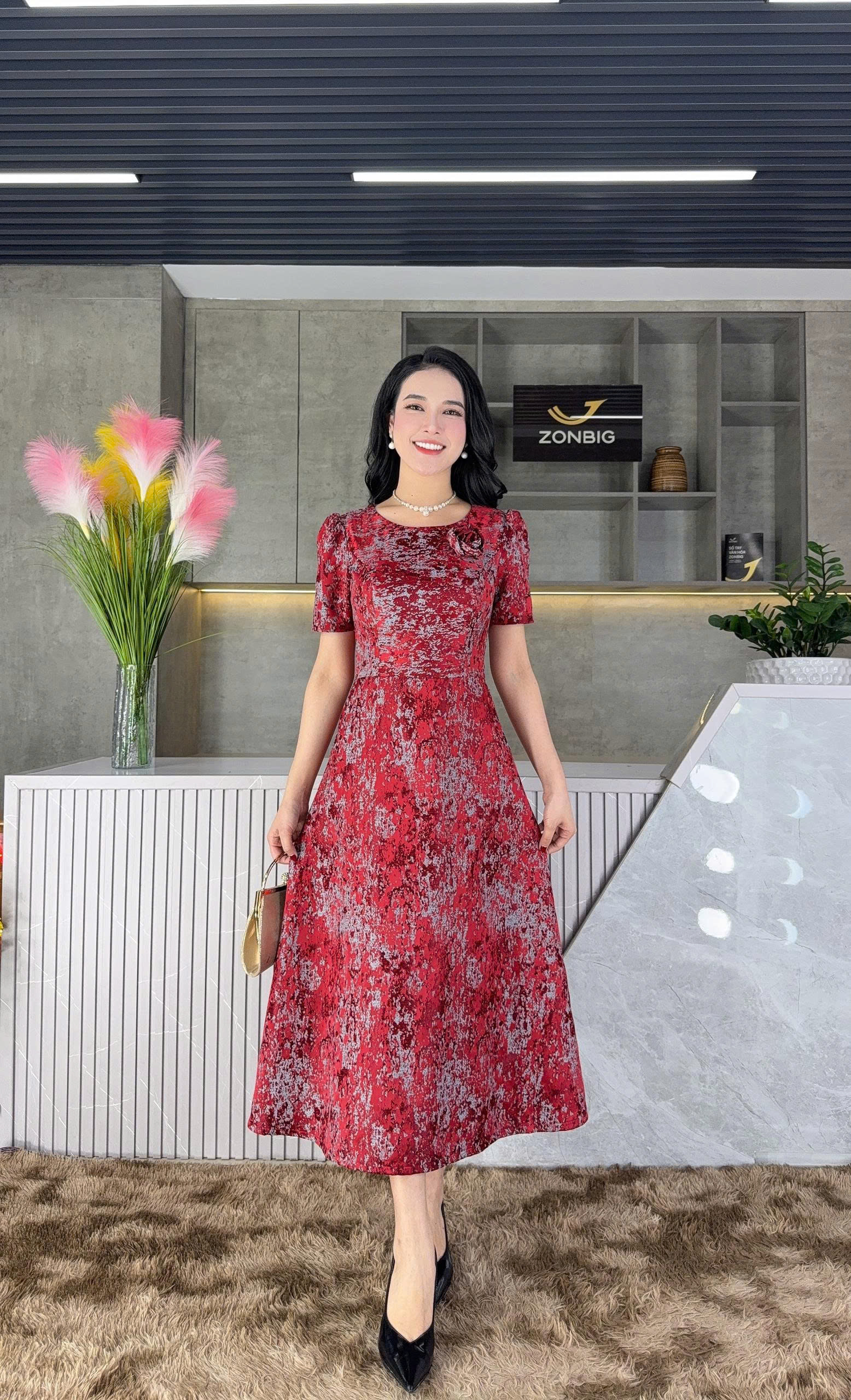 Đầm xòe - Y2115 - Thương hiệu ZONBIG