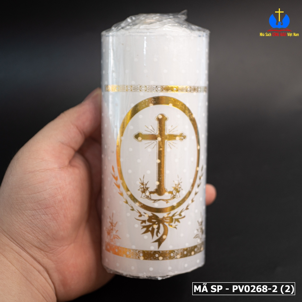 Nến trụ thánh giá vàng 20cm_thumbnail_2