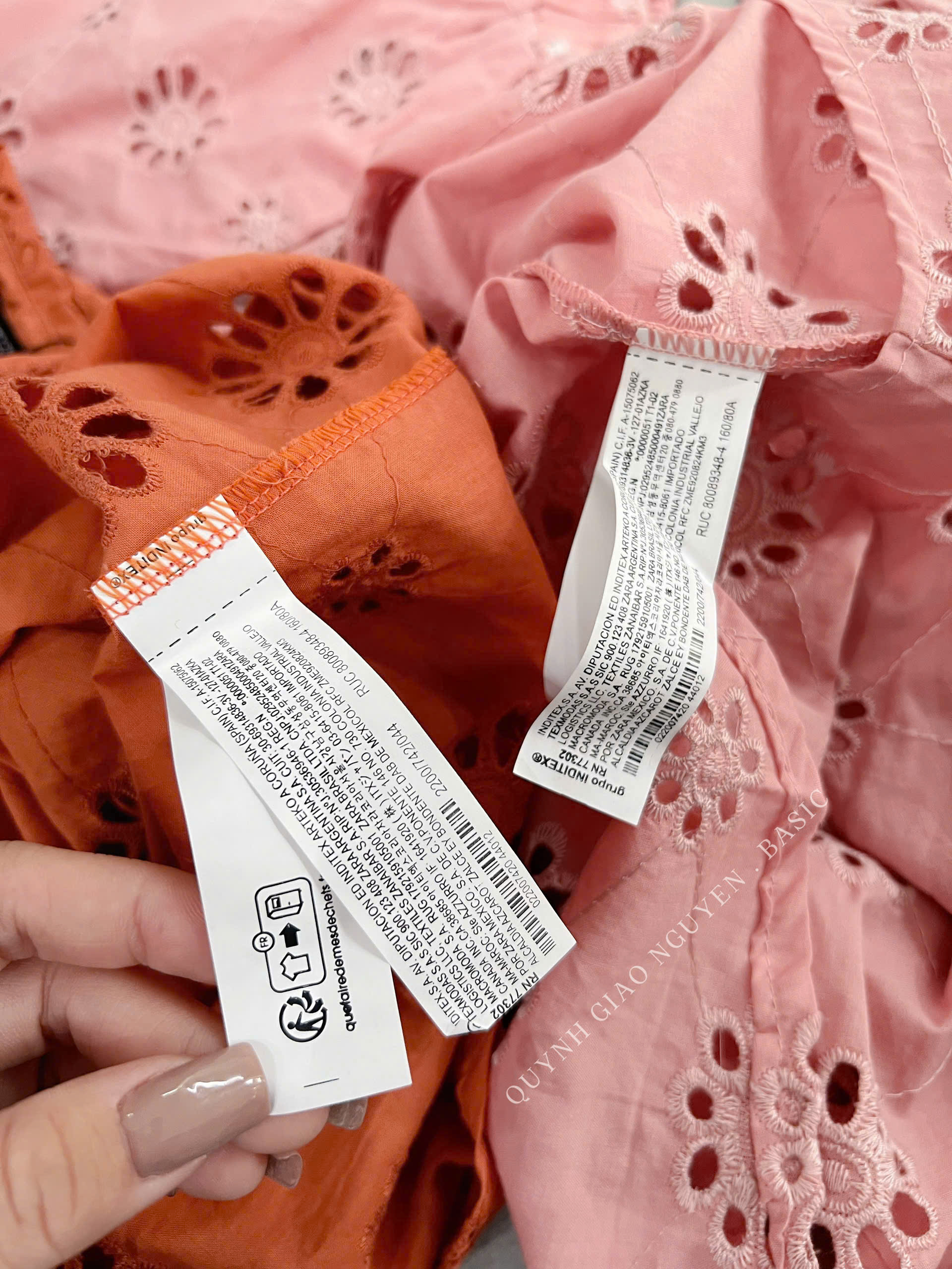 Set sơ mi đục lỗ ZÁ RÀ ( CAM ĐẤT )_thumbnail_5