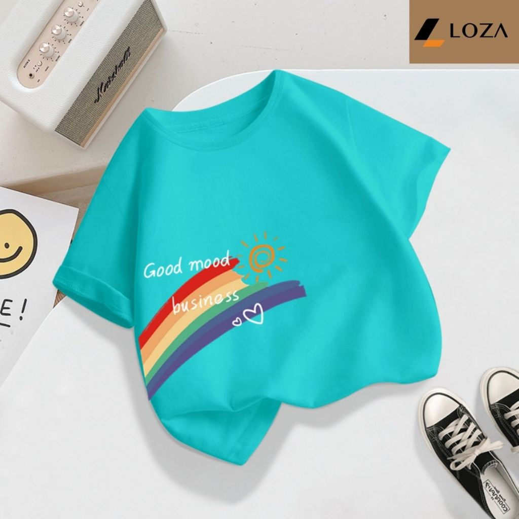Áo thun trẻ em in hình Cầu Vồng - Loza Kids AT2423_thumbnail_3