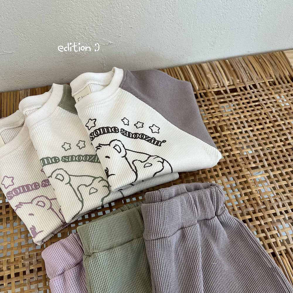 Set đồ bé trai/bé gái gấu “Cruisin’ for some snoozin’” phối tay raglan_thumbnail_4