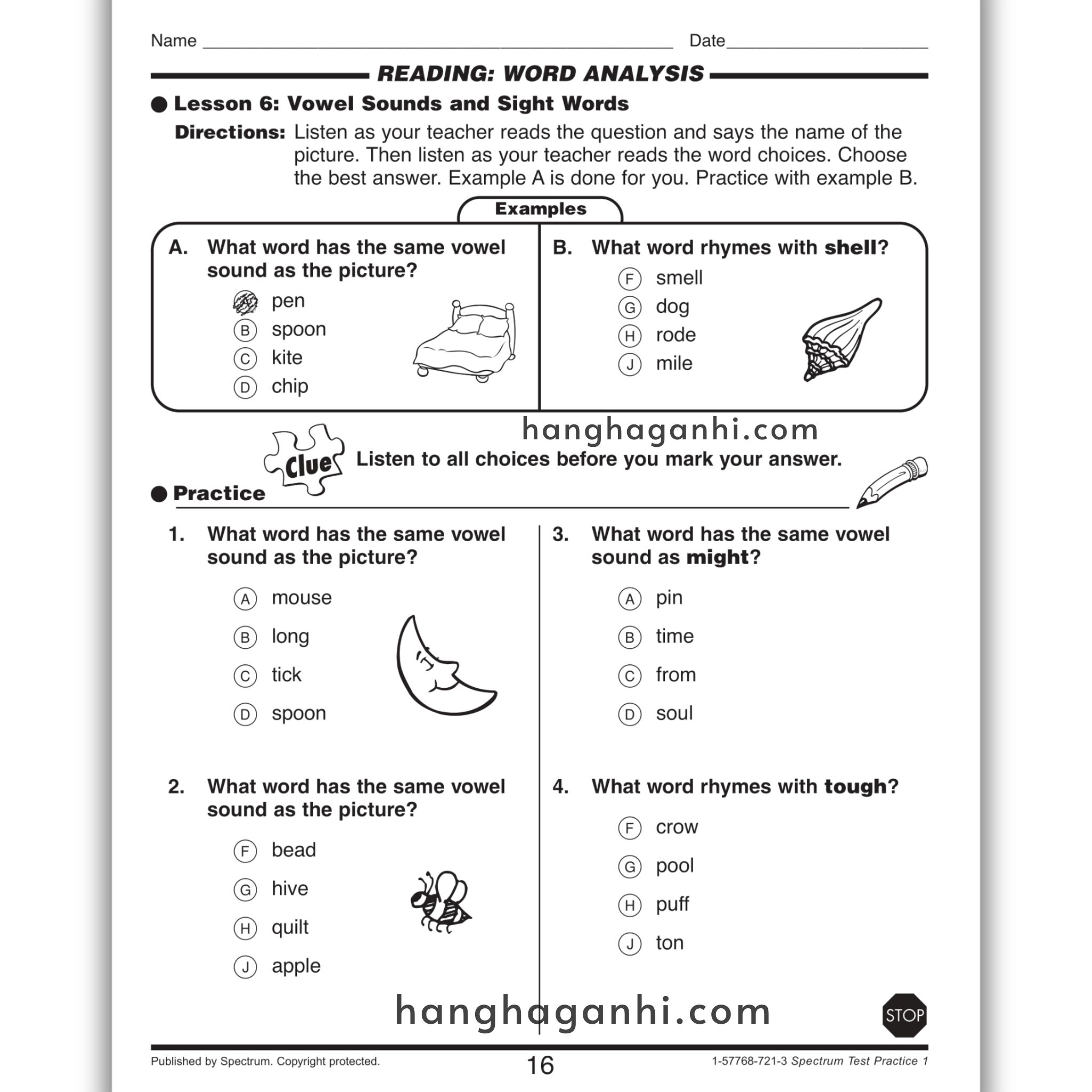 Sách Spectrum Test Practice Workbook Grade 1_thumbnail_3