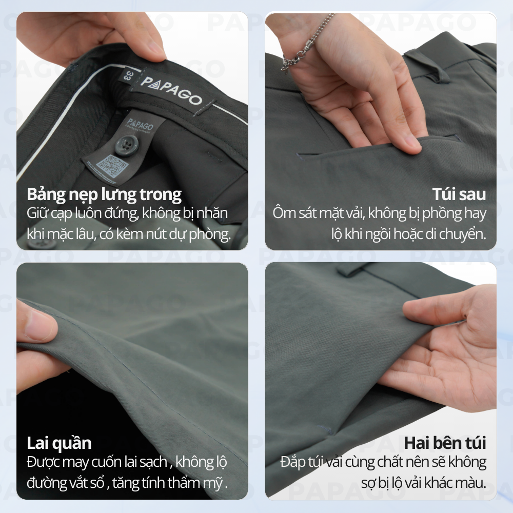 Quần short nam PAPAGO, quần ngố cao cấp chất mềm đẹp trung niên - P25QS002_thumbnail_3