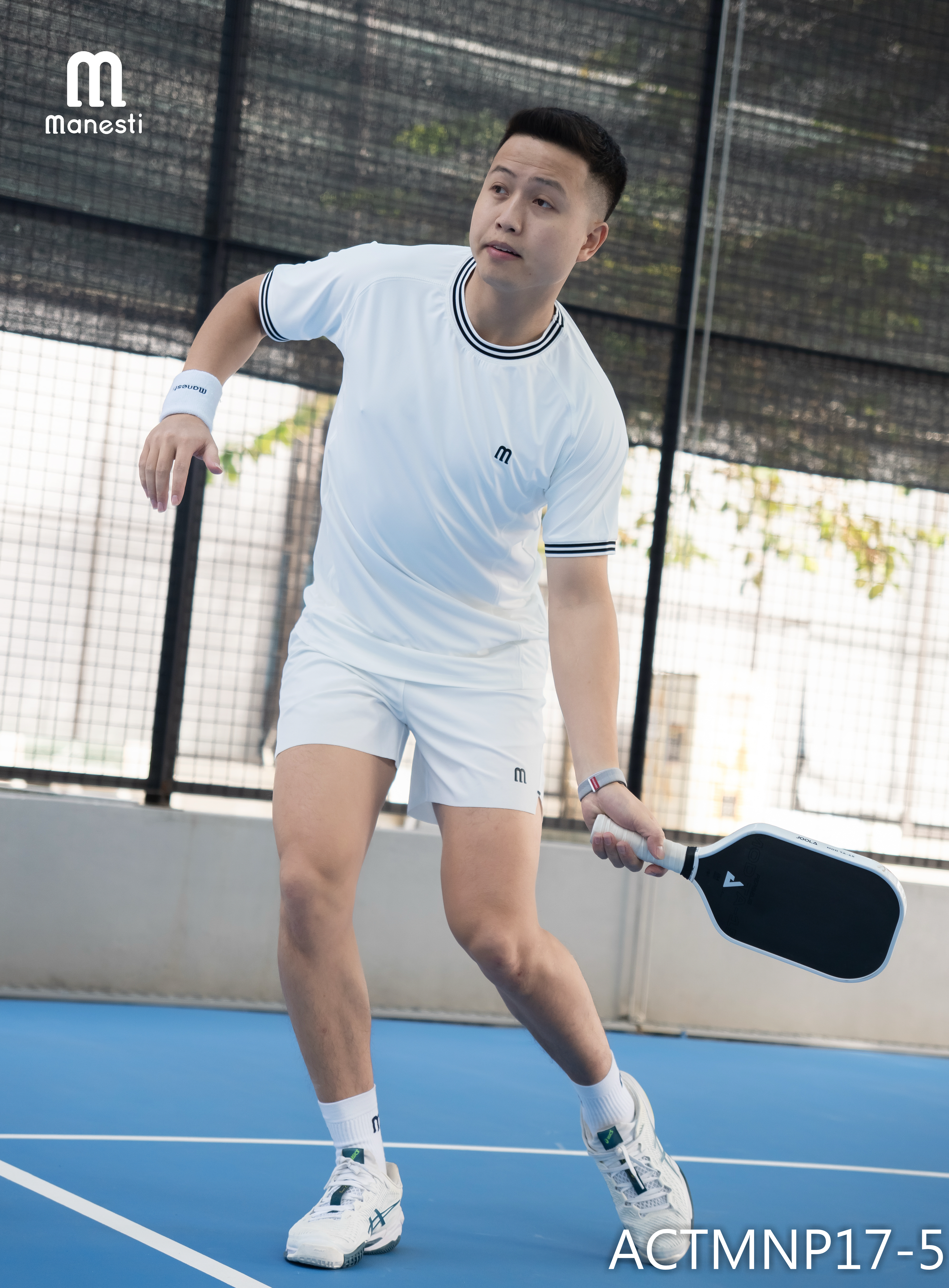 Áo thun thể thao nam chơi Pickleball/Tennis AirMesh Manesti_thumbnail_38