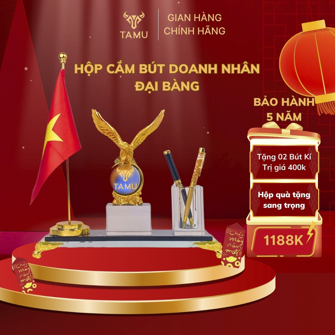 HỘP CẮM BÚT DOANH NHÂN ĐẠI BÀNG THỊNH VƯỢNG HCB