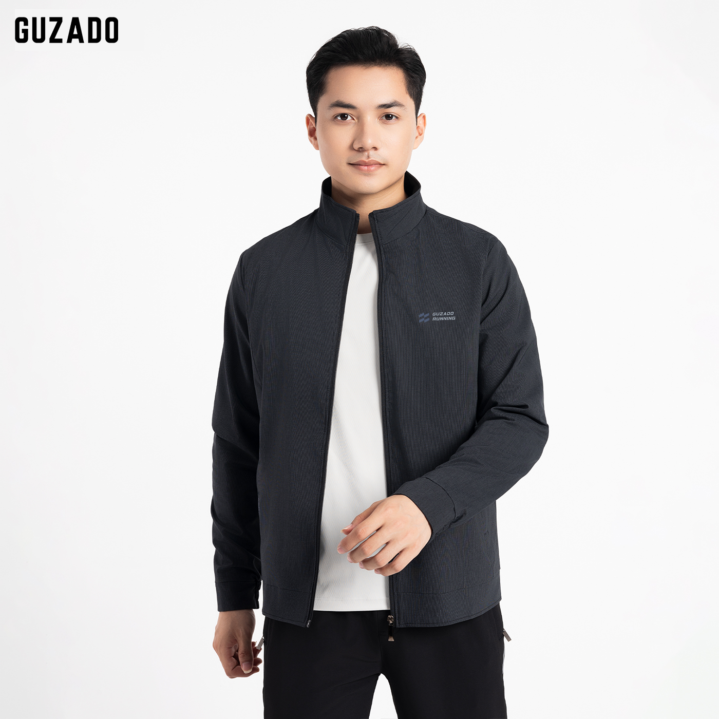 Áo Khoác Gió Nam GUZADO Bo Gấu Ống Tay Linh Hoạt, Chống Gió Tốt GAG04_thumbnail_3