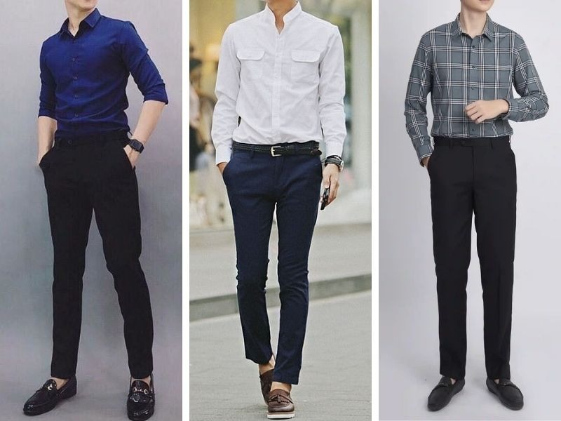 Nguyên tắc phối giày khi mặc quần âu áo sơ mi