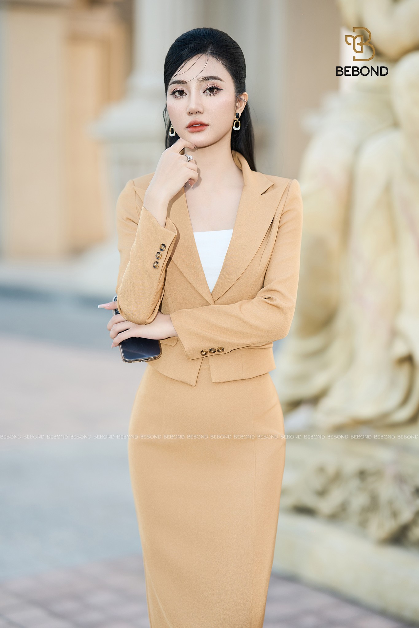 Set vest LACY màu BE VÀNG_thumbnail_6