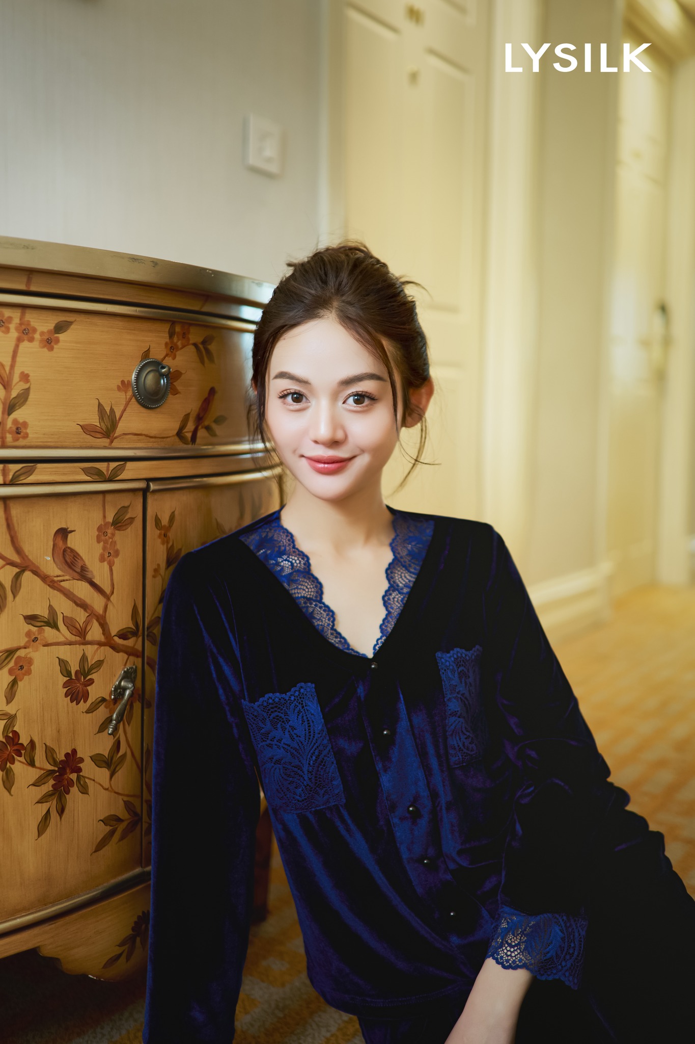 Bộ nhung áo dài, quần dài BN448_thumbnail_6