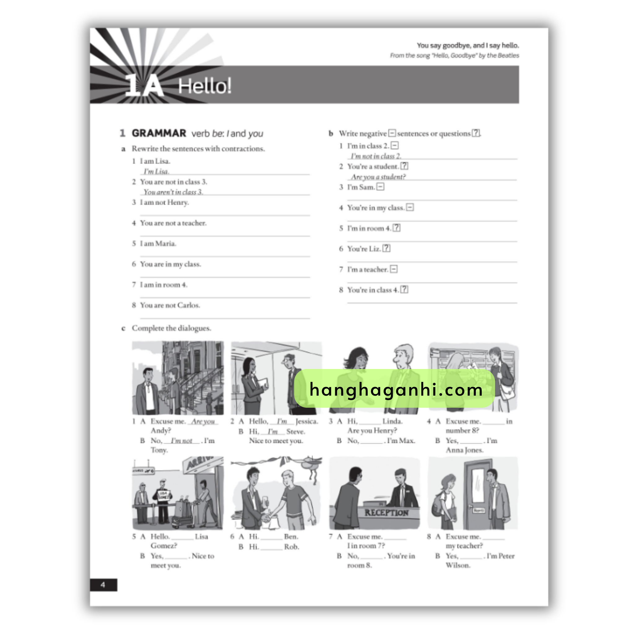American English File Starter Workbook (Second Edition)_thumbnail_6