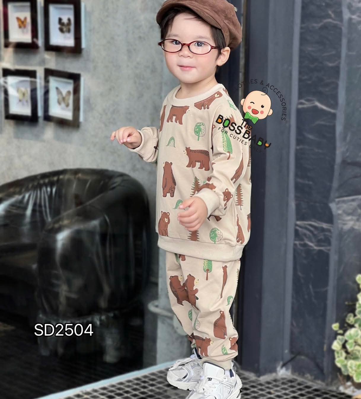 Set bộ cotton be họa tiết gấu nâu_thumbnail_2