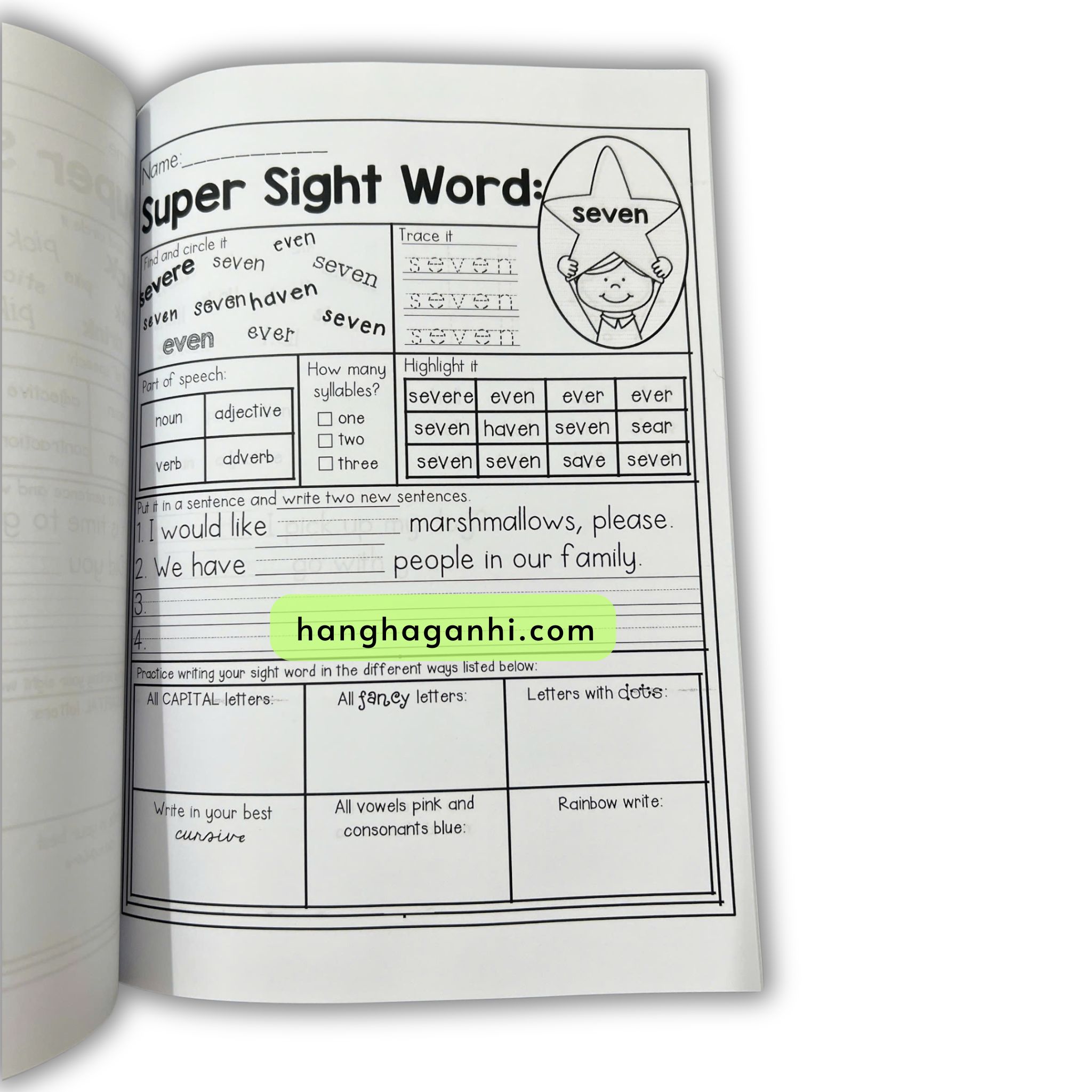 Sight Word Super Stars bộ 5 quyển 5 cấp độ_thumbnail_11