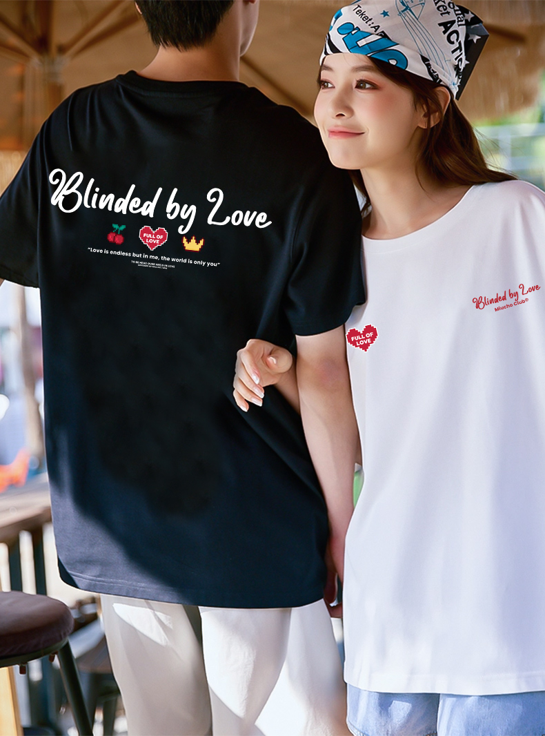 Áo thun cặp nam nữ đôi form rộng vải cotton co giãn thoáng mát ATD1669 Miucho in mix_thumbnail_3