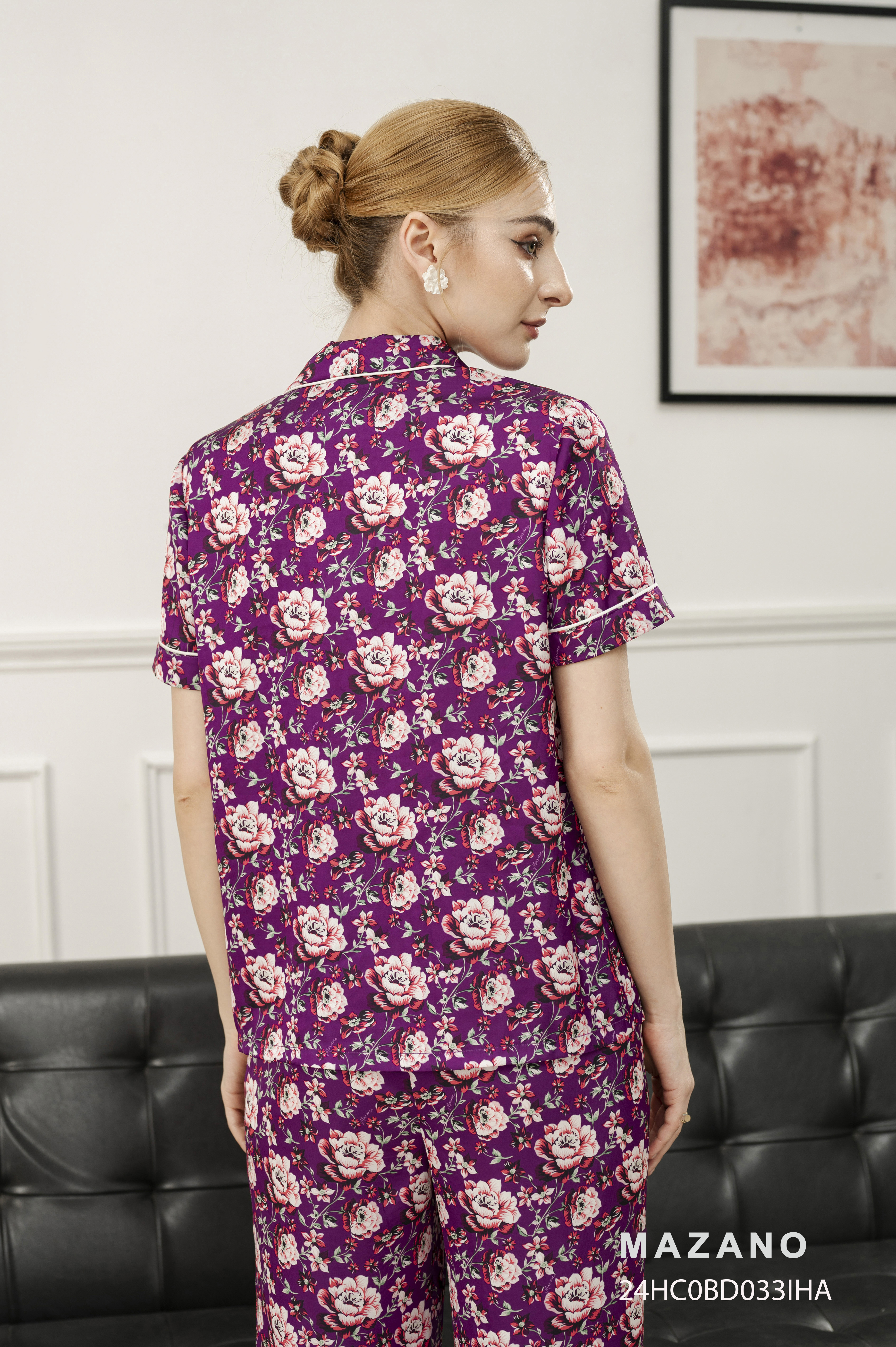 Bộ mặc nhà in họa tiết hoa cách điệu_thumbnail_4