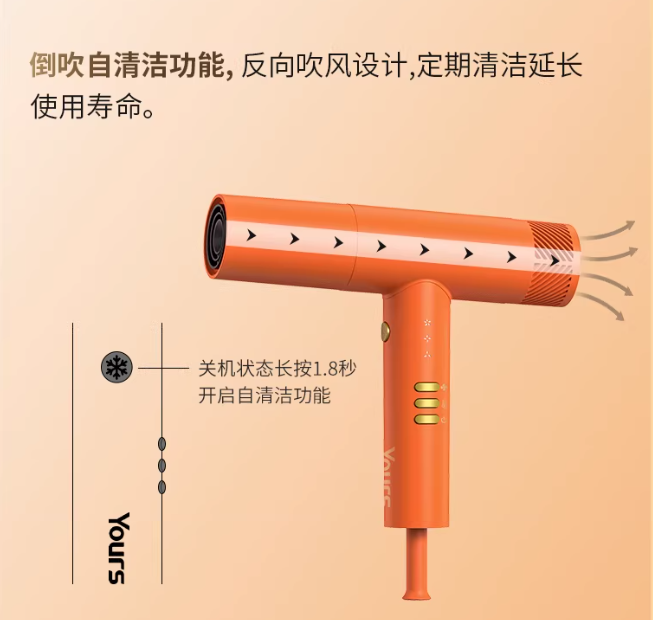 Máy sấy tóc chuyên nghiệp Your 6811 - màu cam_thumbnail_6