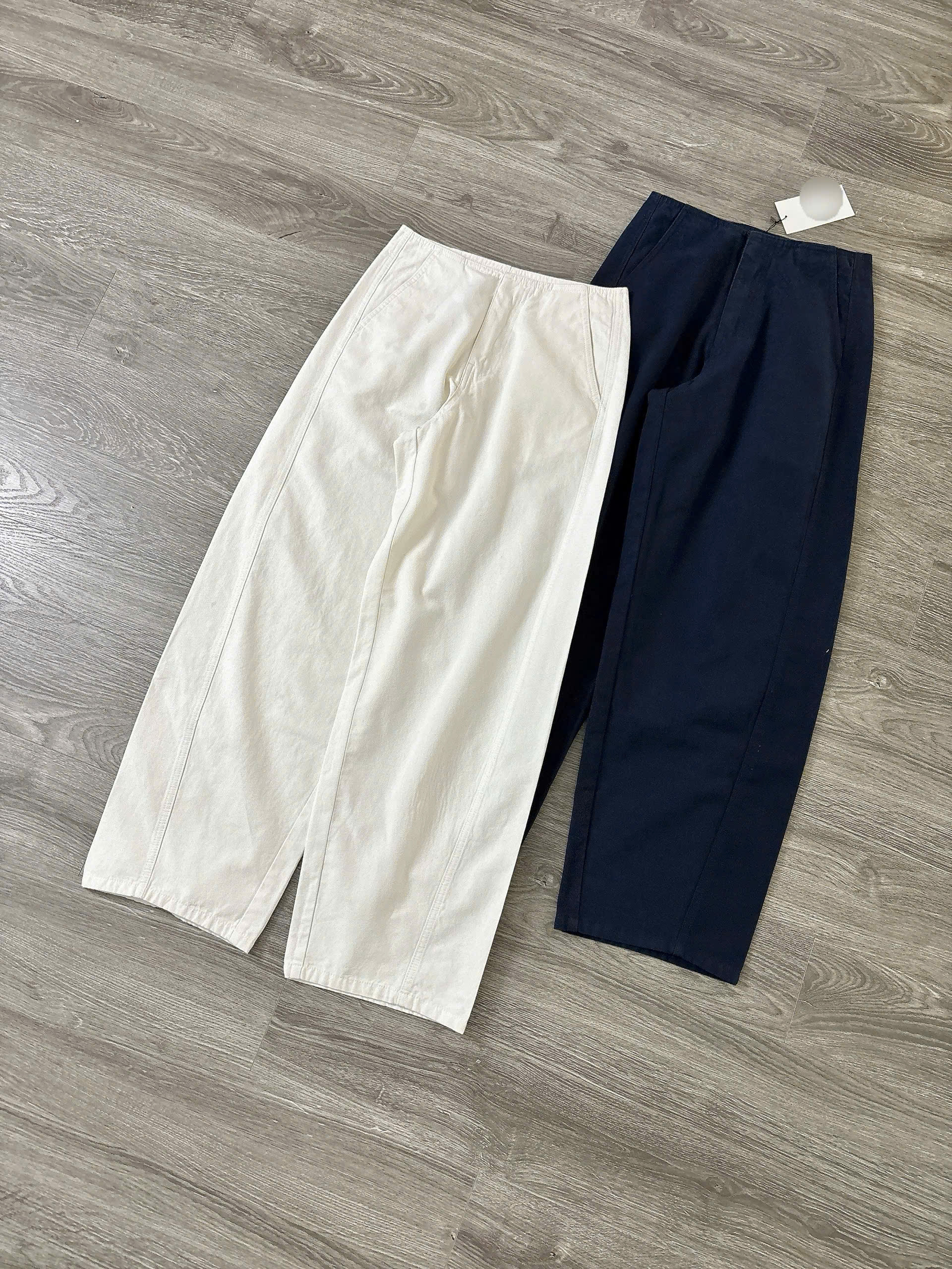 HQ261 Quần baggy cạp liền ( XANH ĐEN )