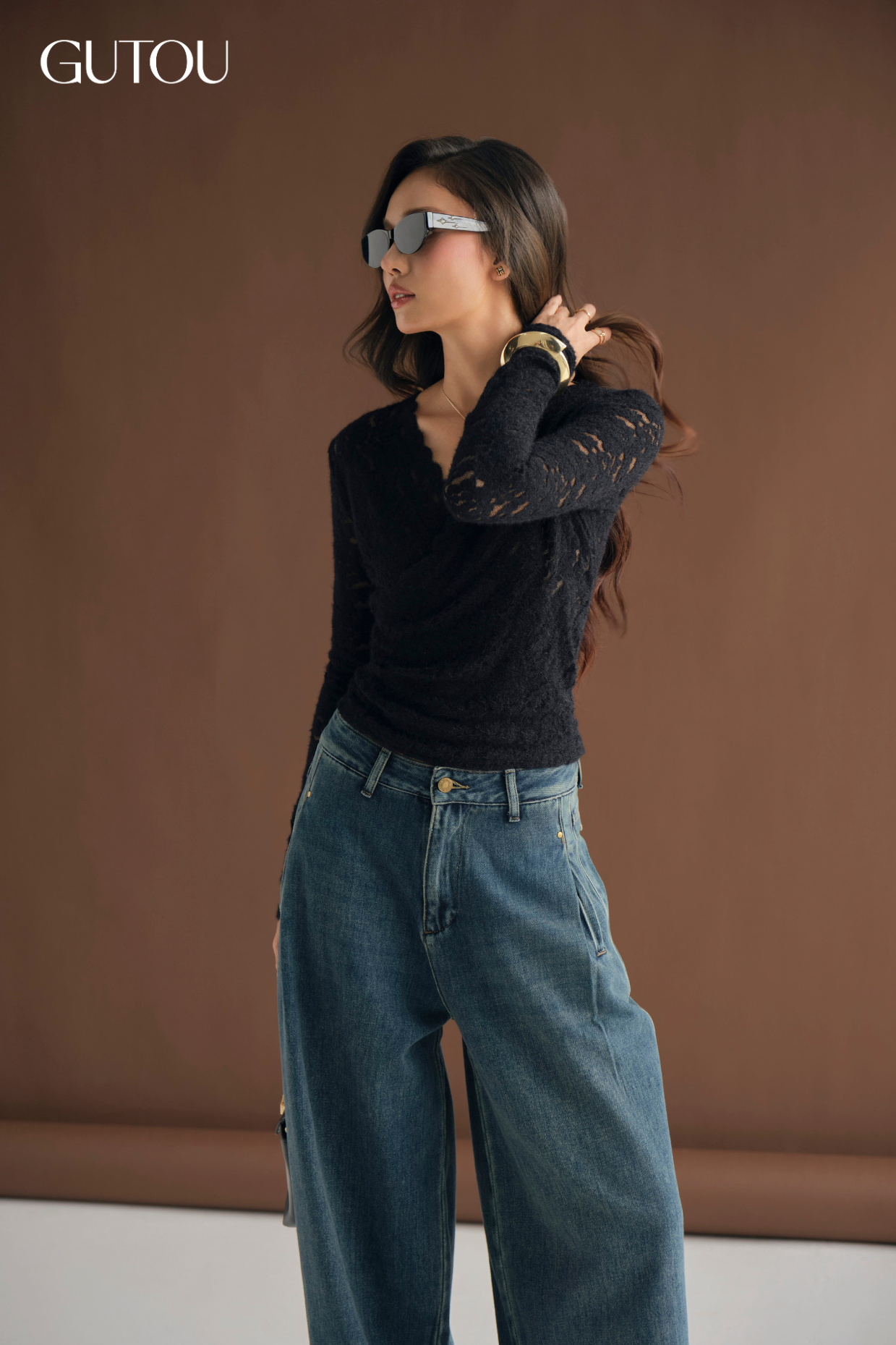 [ GUTOU ] Quần Jean Baggy Fancy_thumbnail_4