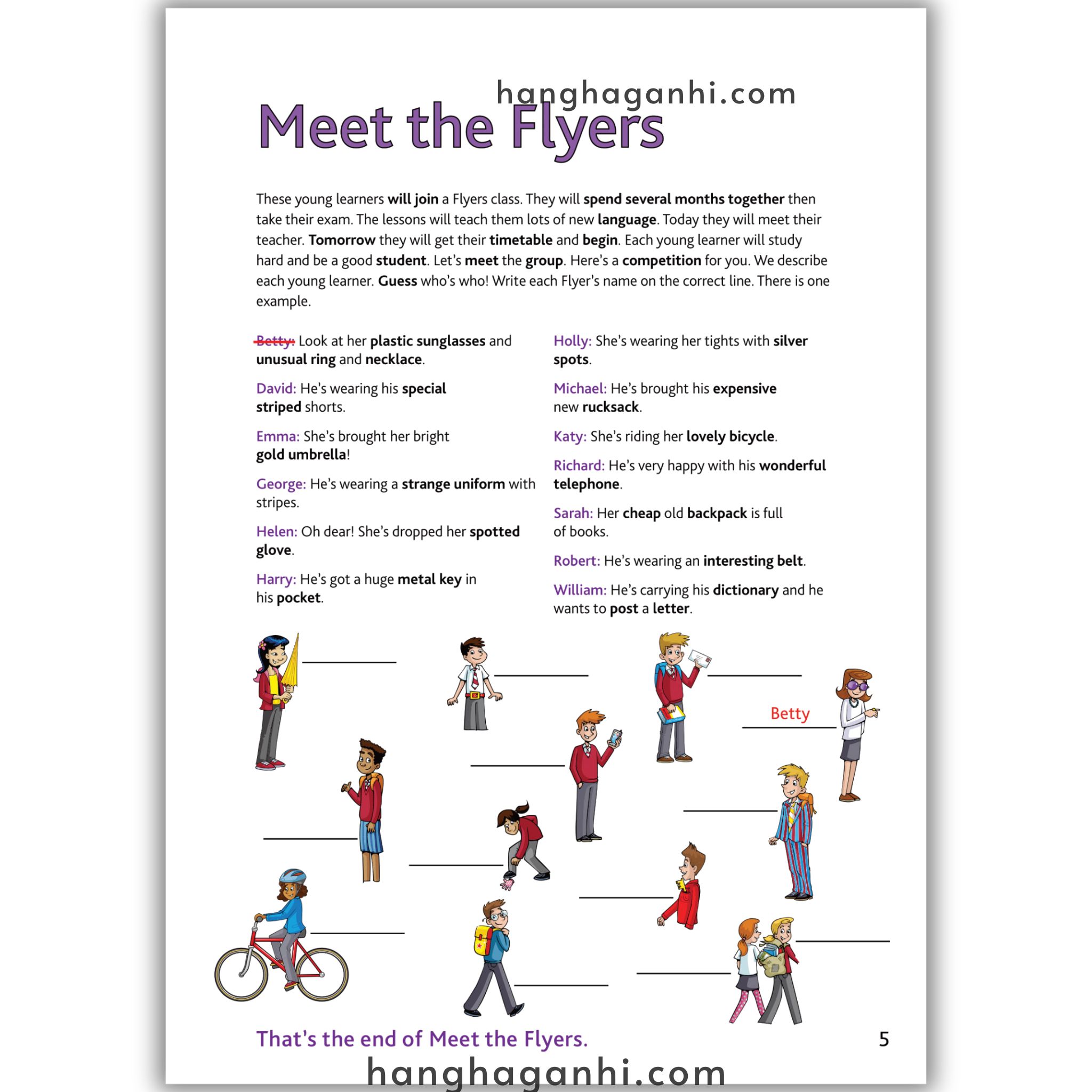 Sách Từ Vựng và Luyện Đọc Bằng Tranh Cambridge Wordlist Picture Book Starters Movers Flyers – Bộ 3 cuốn_thumbnail_7