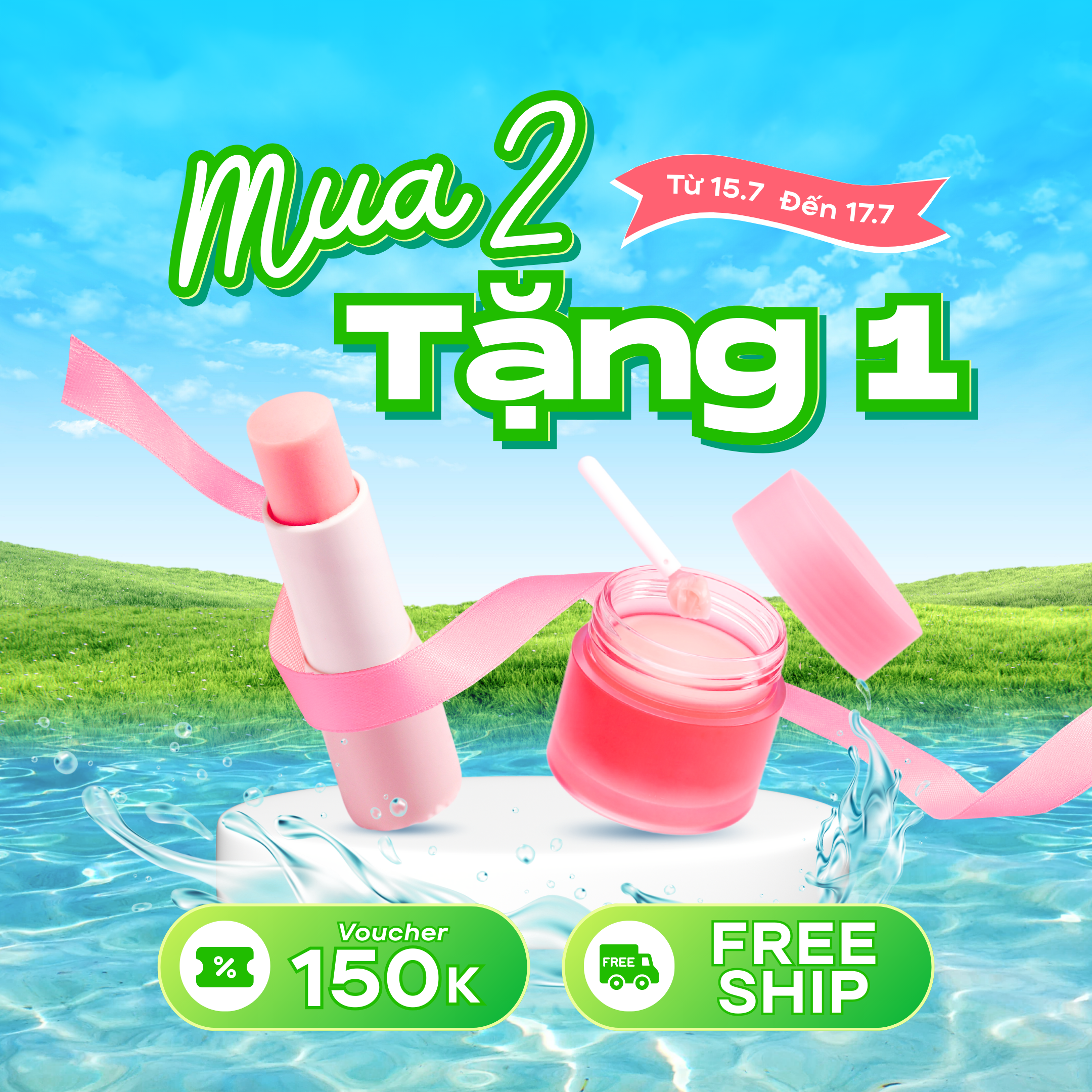 Hồng Xanh Hiện Đại Khung Sale Deal Ưu Đãi Sản Phẩm Bài đăng Instagram