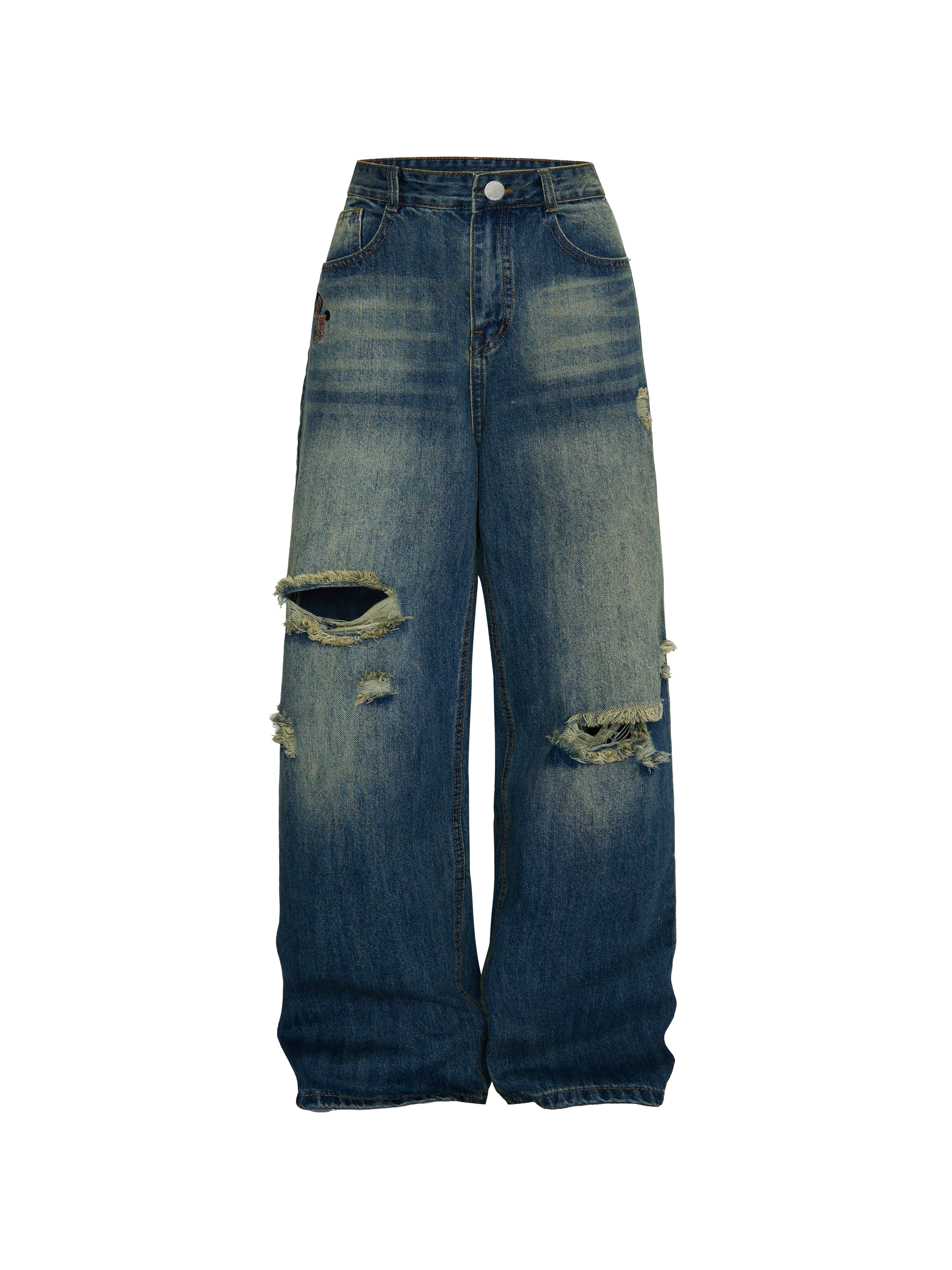 BIGSIZE NỮ - Quần suông thêu cún T- QJ605