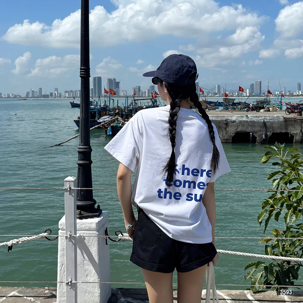 Áo thun boxy nam nữ Here Comes The Sun Miucho 3593_thumbnail_3