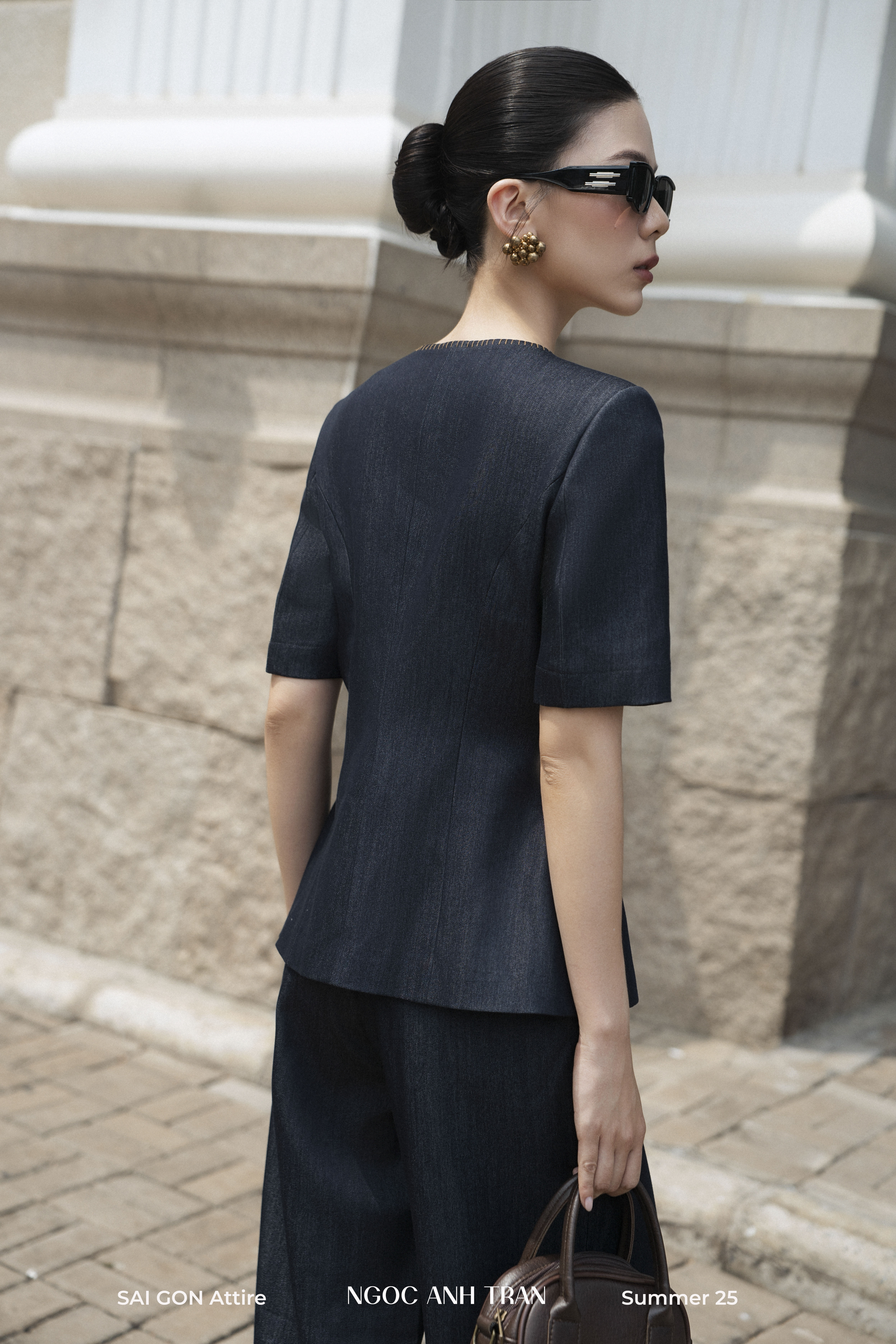 Set A173 - Set denim mềm họa tiết viền chỉ vàng_thumbnail_2