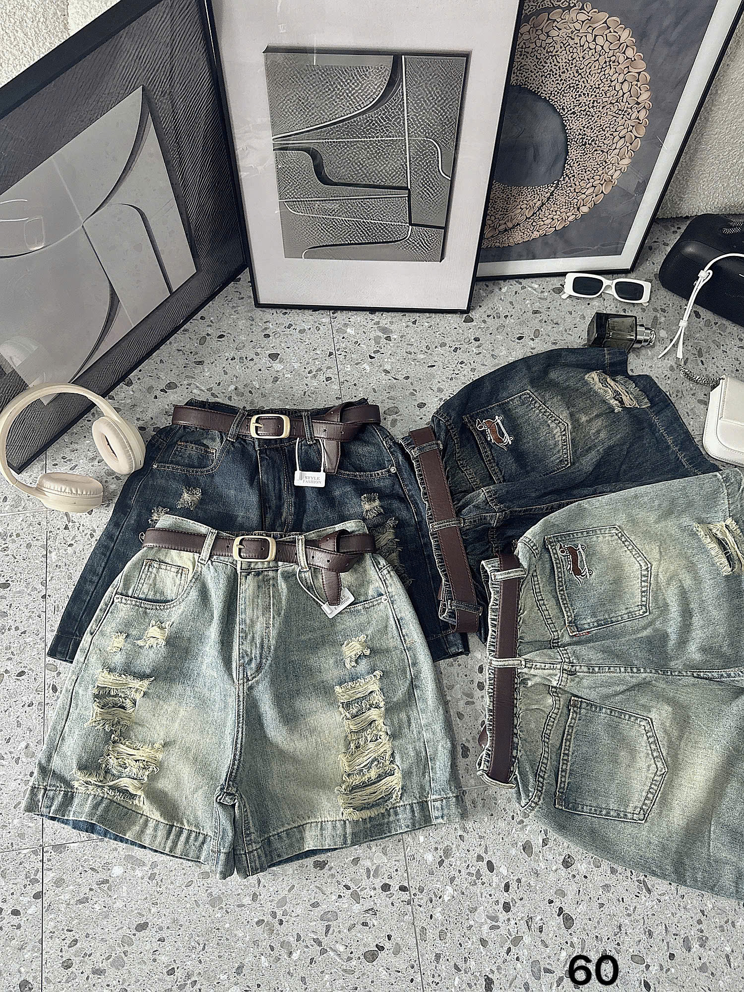 BIGSIZE NỮ- Quần short ngố lưng thun thêu cún T-QSJ60_thumbnail_8