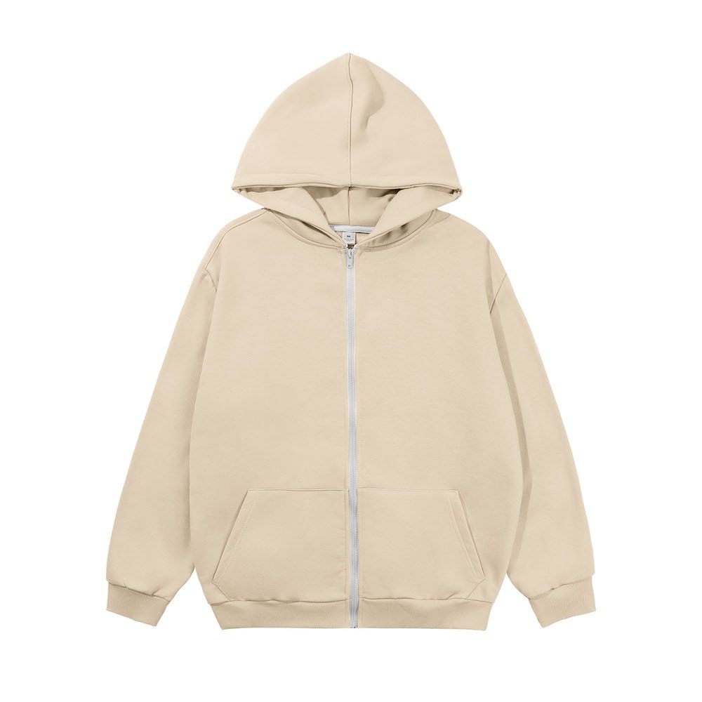 Áo hoodie zip trơn nữ form rộng HZT01 Miucho chân cua_thumbnail_0