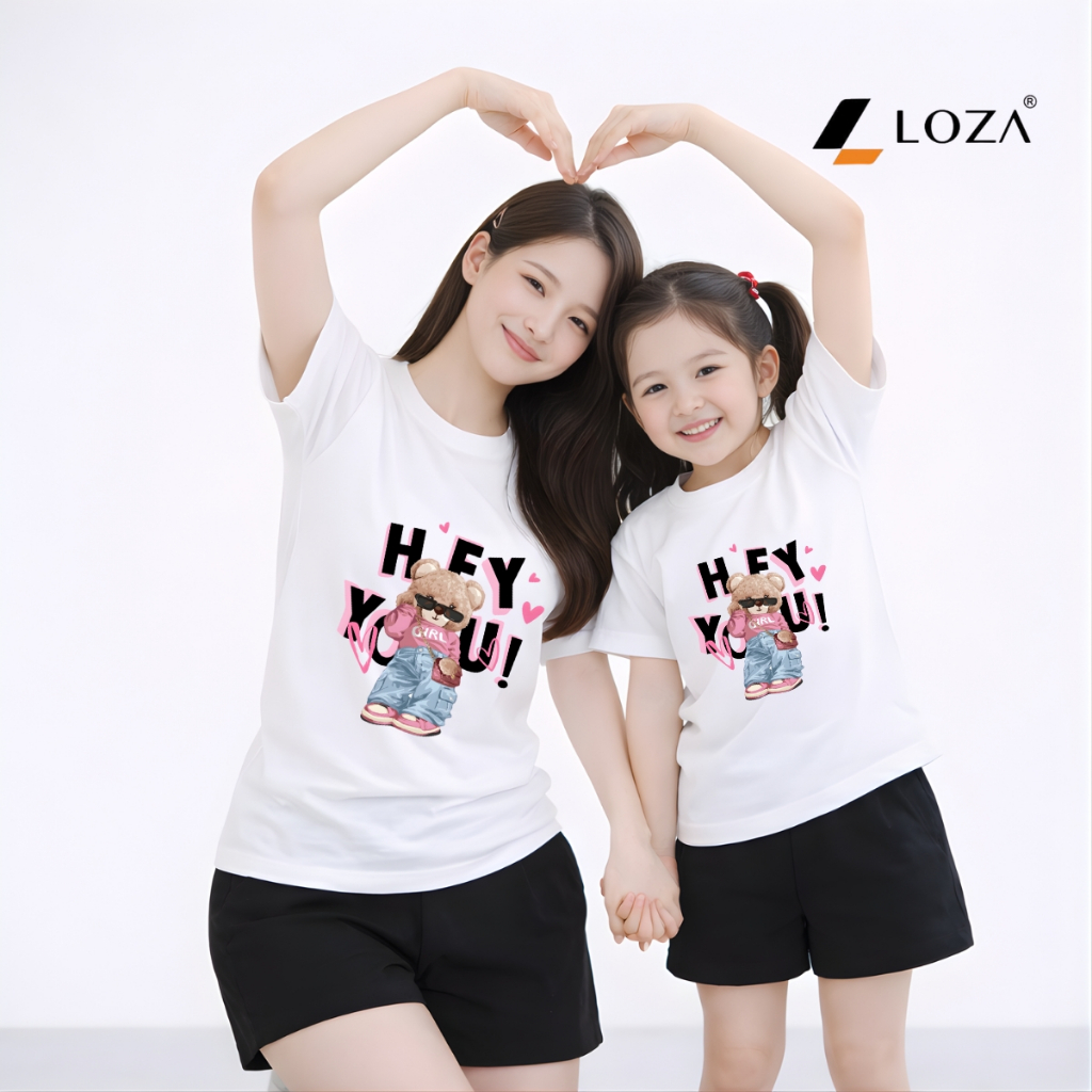 Set đồ đôi mẹ và bé hình Gấu Hey You - Loza BP634-SB634_thumbnail_3