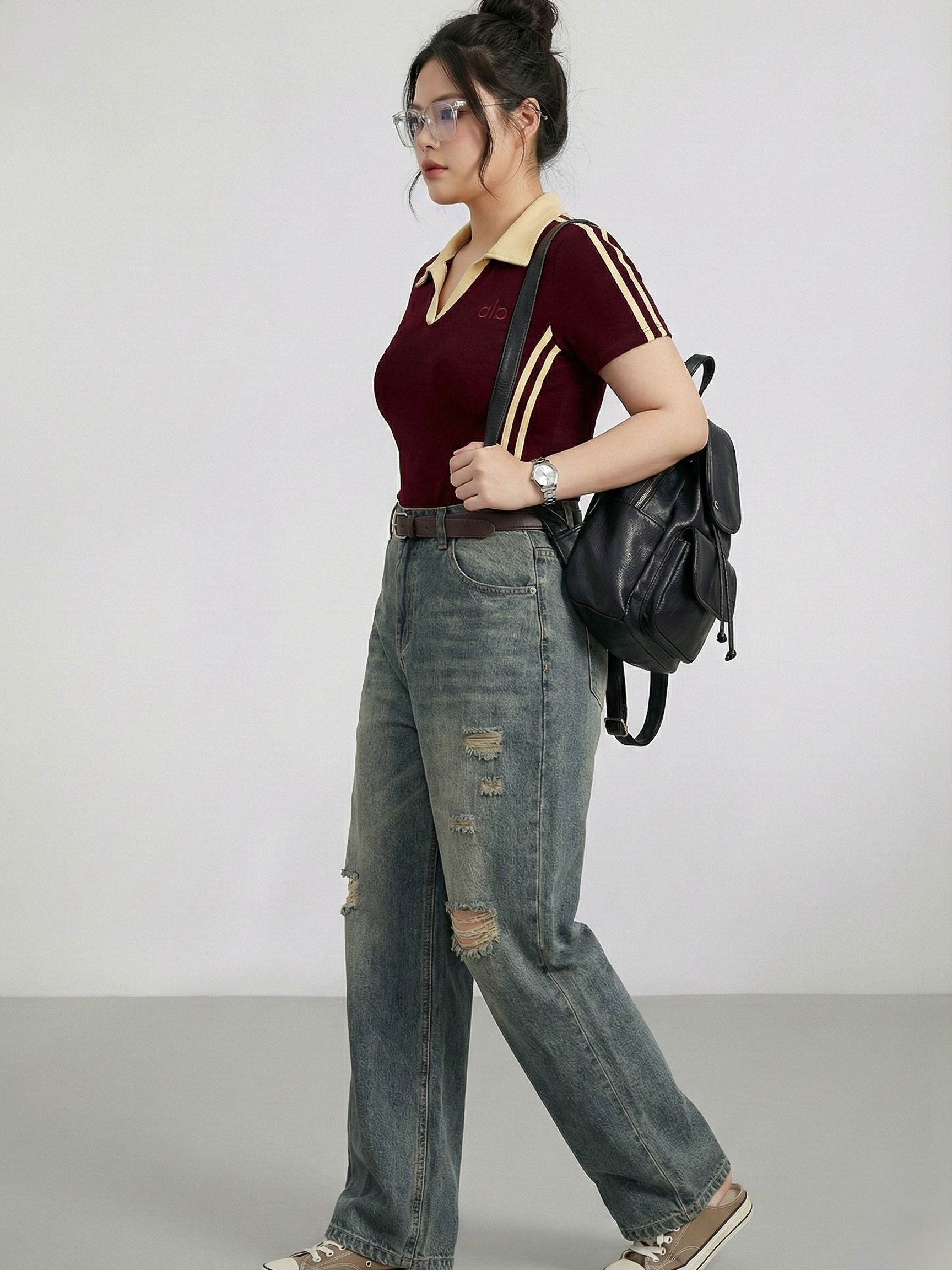 Áo thun borip viền kiểu bigsize AT9023 dành cho nàng béo mập từ 55-90kg_thumbnail_30