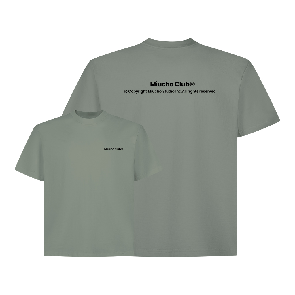 Áo phông nam form boxy vải 2C 250gsm AXD1609 Miucho Club Local Brand in basic_thumbnail_8