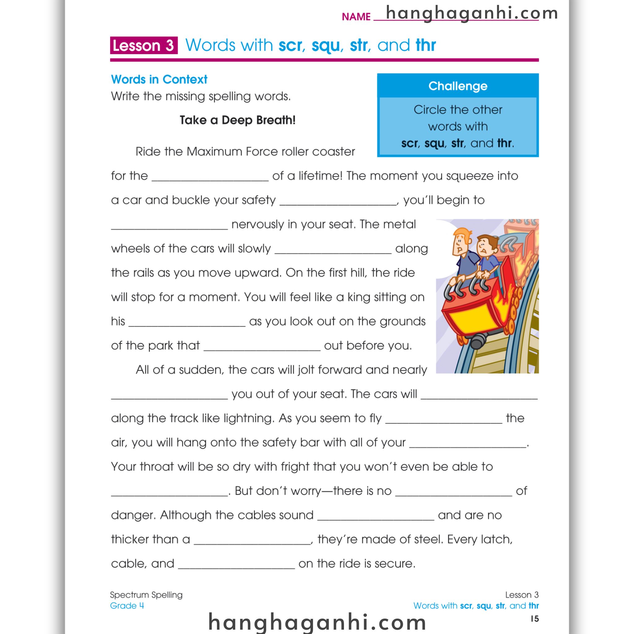 Sách Spectrum Spelling Workbook Grade 4_thumbnail_10