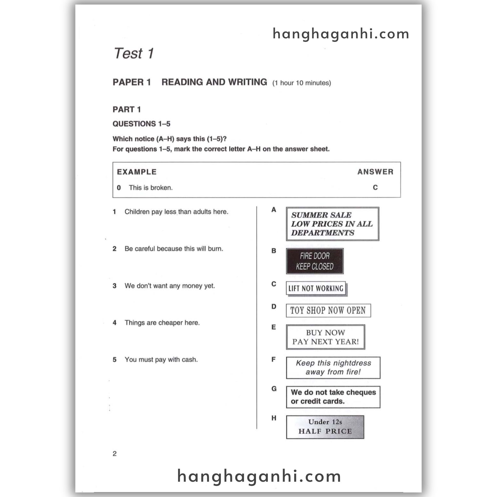 Sách Cambridge Key English Test (Ket) 2 With Answers_thumbnail_7