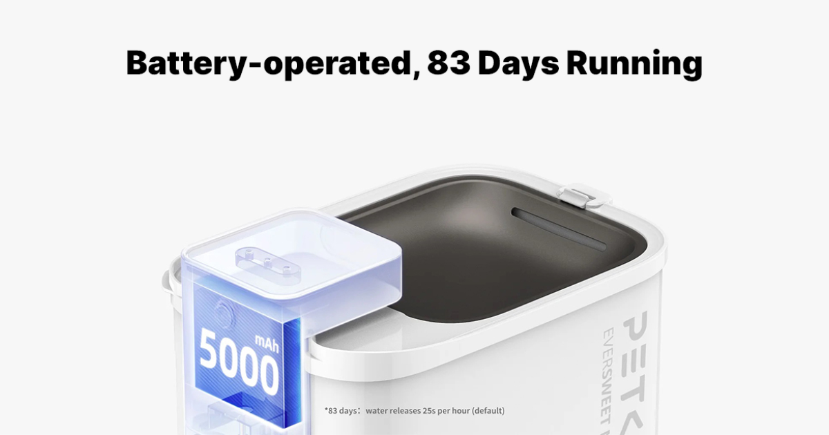 PETKIT EVERSWEET MAX Cordless Pet Water Fountain