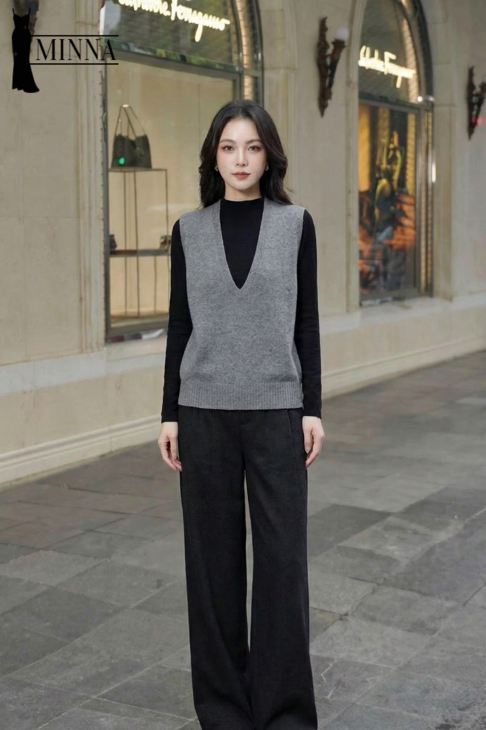 Urban Layered Knit - MA062