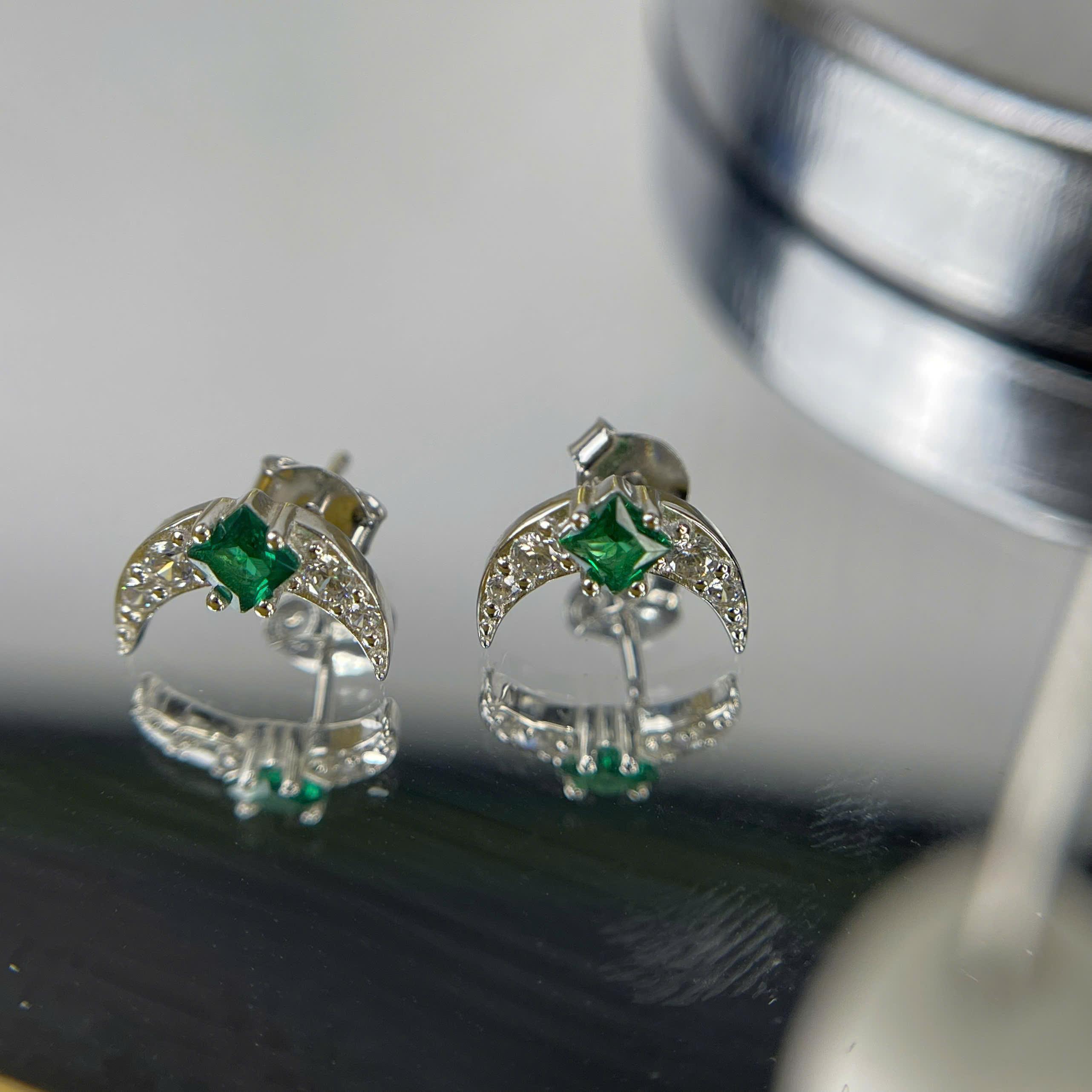 Khuyên kiểu bạc mặt trăng xanh lá xi bạch kim_thumbnail_3