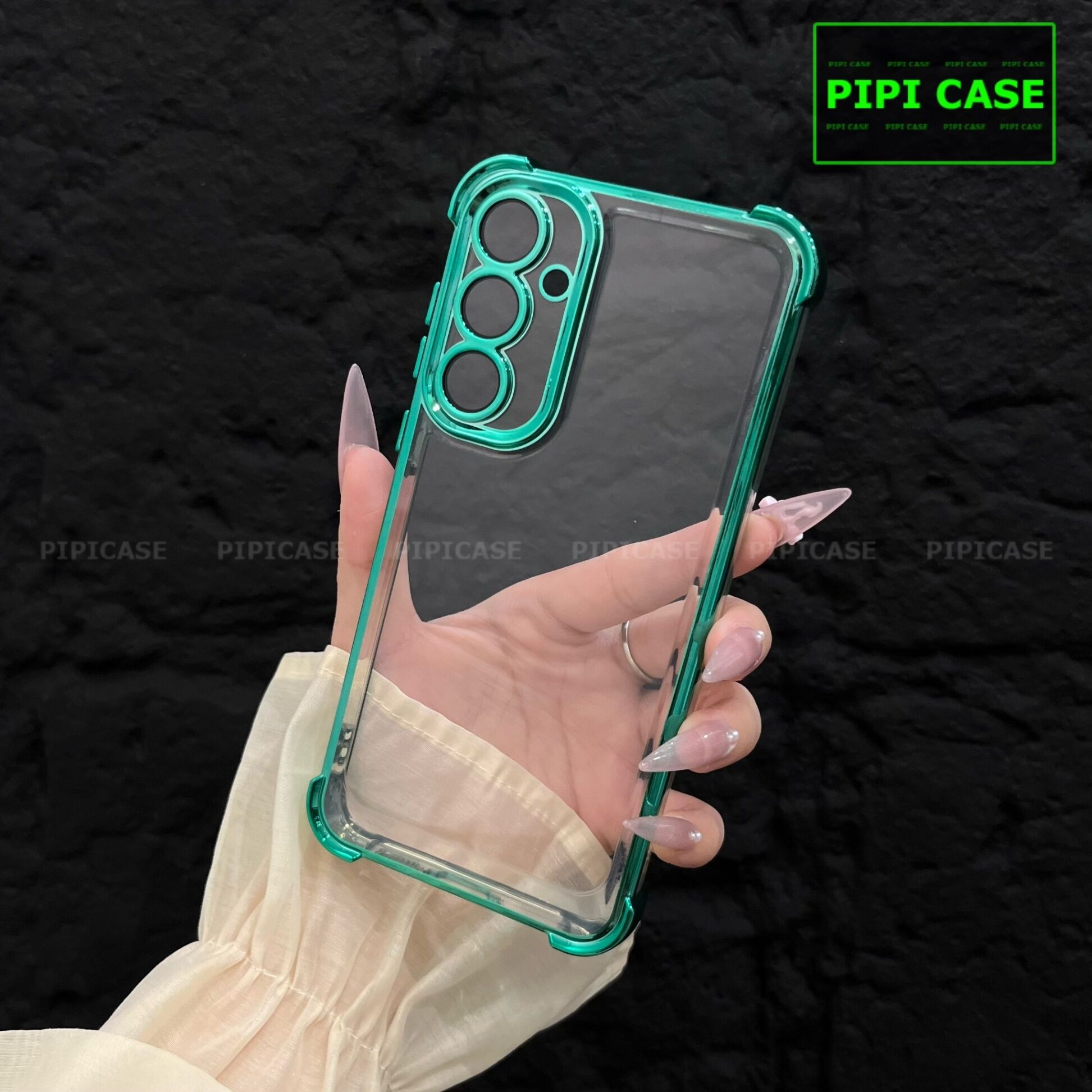 Ốp Lưng Samsung A35 - Gu - Xanh Lá