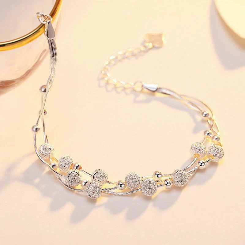 Vòng Tay Kim Cương Nhân Tạo Đính Hạt Tròn – Thiết Kế 3 Lớp Sang Trọng_thumbnail_5