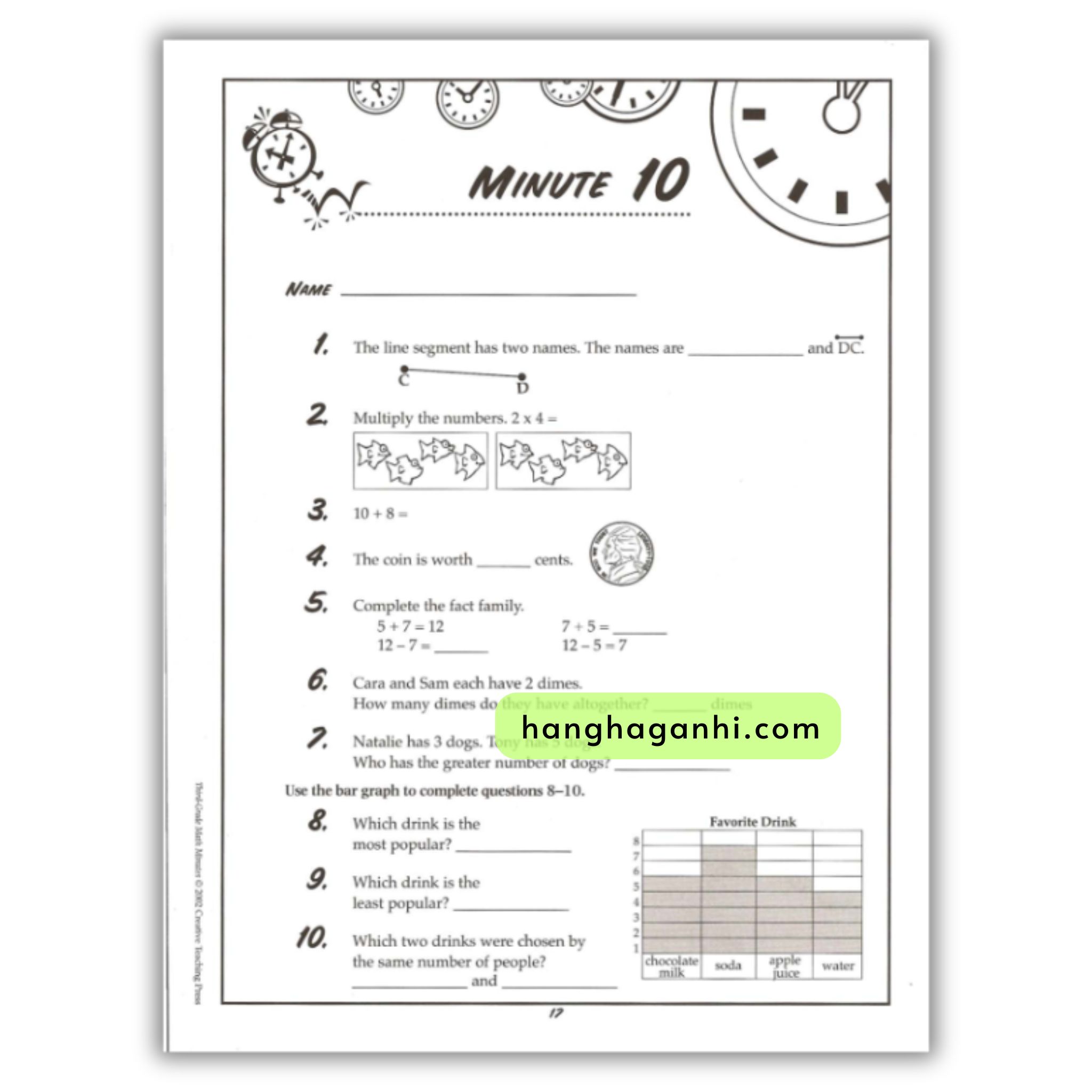 Math Minutes Grade 3- Sách Toán Tiếng Anh cho bé lớp 3_thumbnail_6