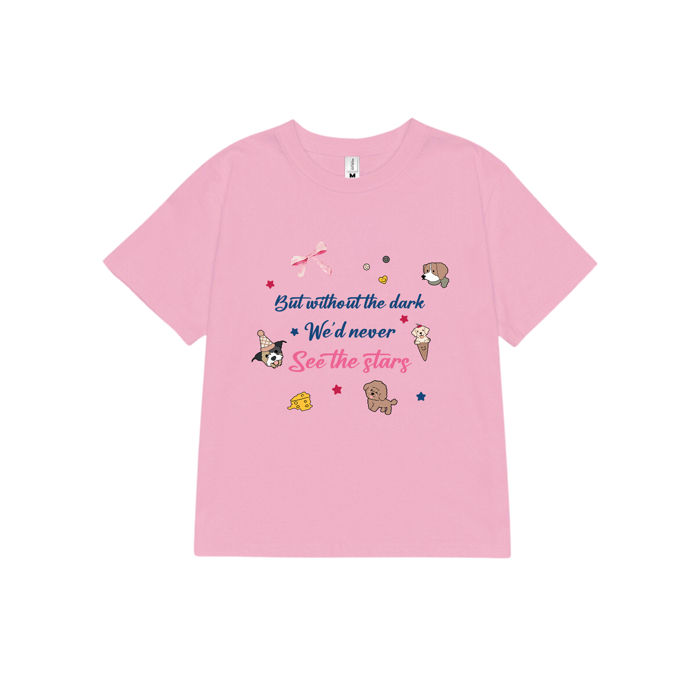 Áo thun baby tee nơ conquette xinh form ôm ABD1313 Miucho tay ngắn cổ tròn hotrend in mix_thumbnail_16