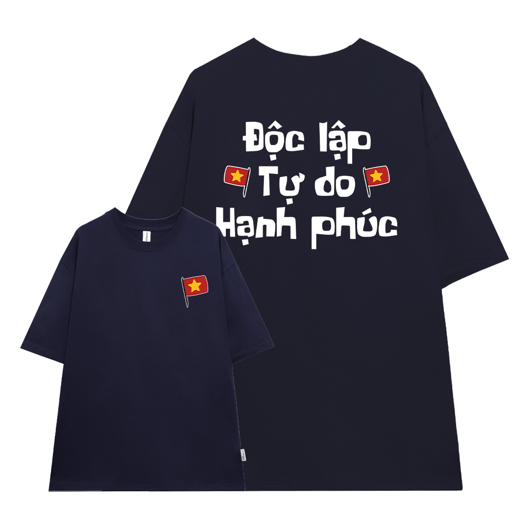 Áo thun Việt Nam tôi yêu form rộng 2120 Miucho cổ tròn vải cotton 4c 220gsm thoáng mát in mix_thumbnail_14