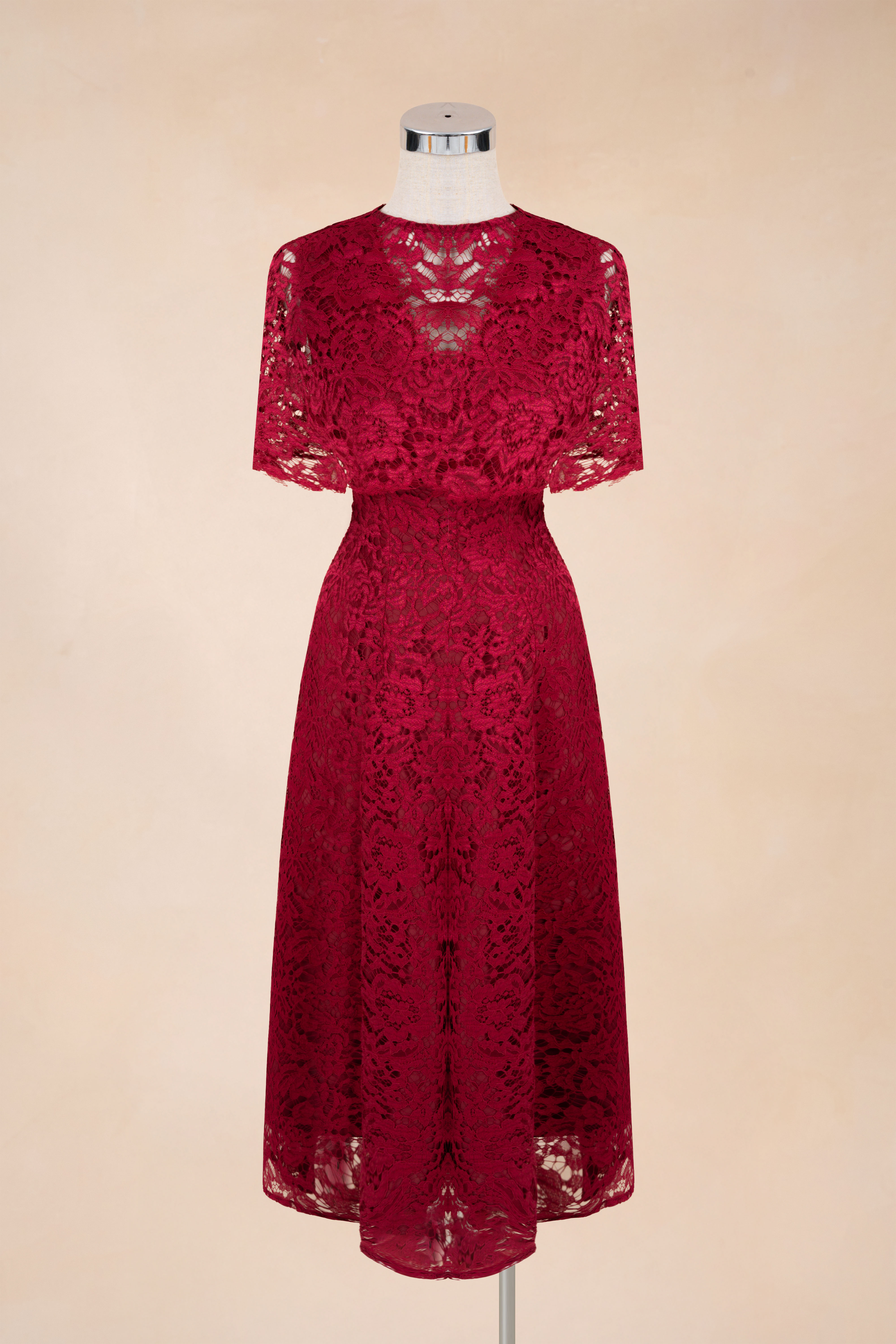 Đầm Xoè Ren Hoa Trùm Vai_thumbnail_10