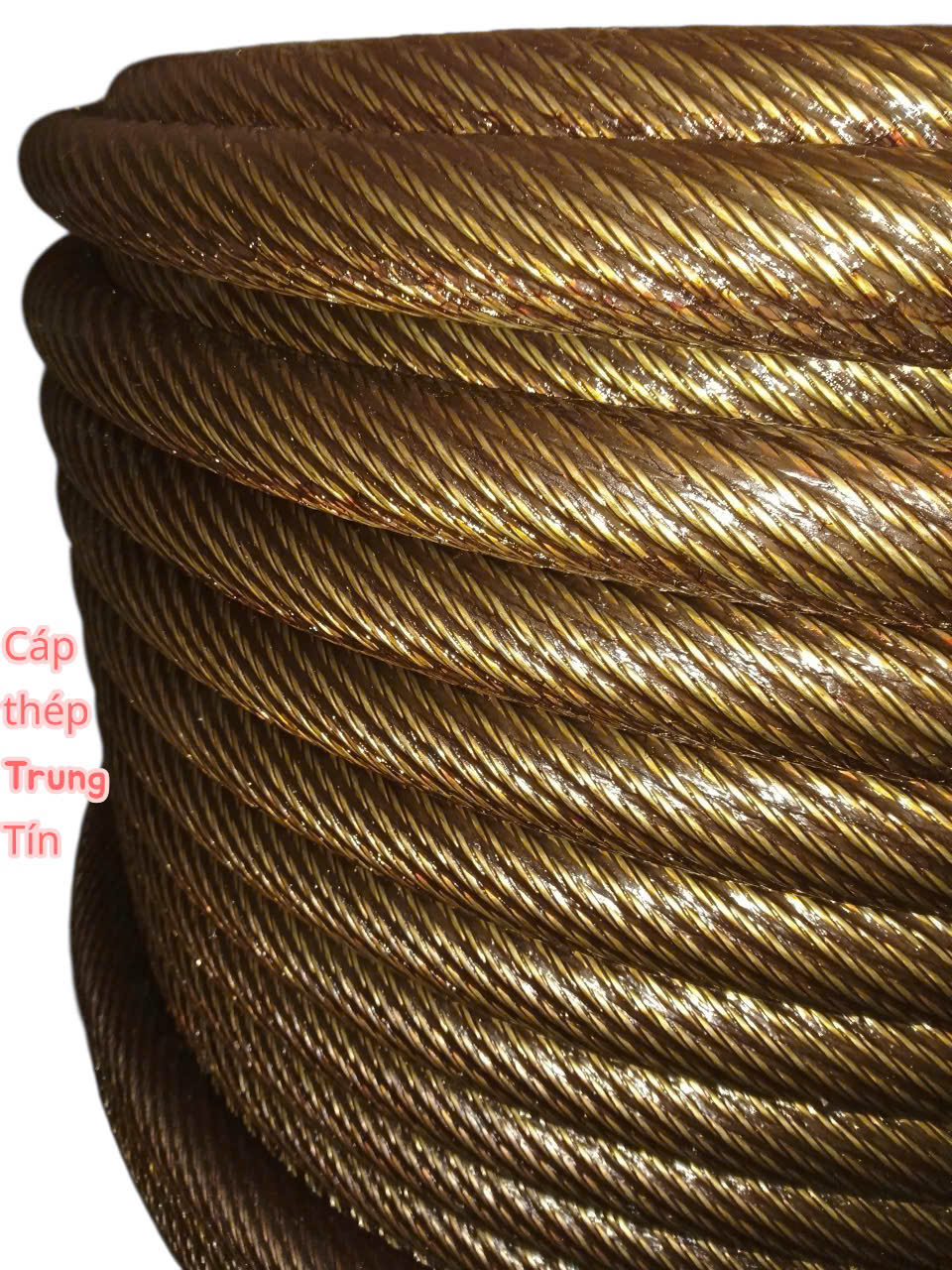 Cáp thép chống xoắn có dầu 35Wx7 phi 16