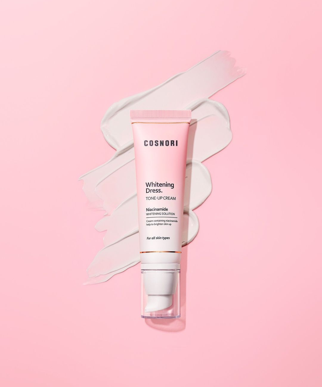 COSNORI WHITENING DRESS TONE UP CREAM - Kem Nâng Da Tông Tự Nhiên Giữ Ẩm - Chiết Xuất Hoa Anh Đào, Niacinamide - 50ml - [C001]_thumbnail_3