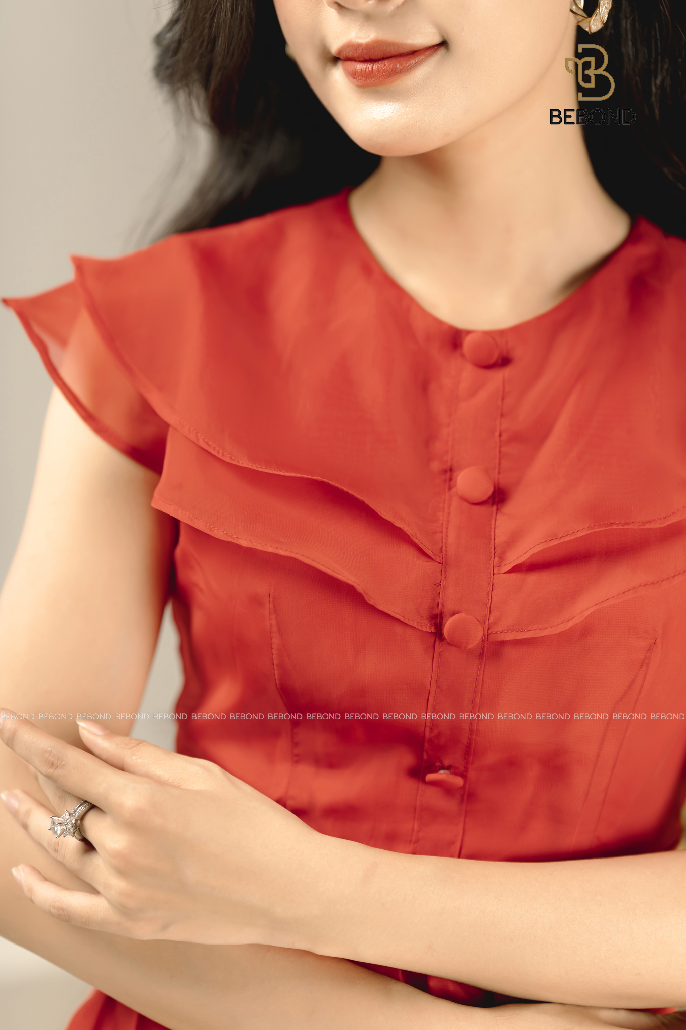 Đầm tơ óng phối kiểu SHERRY_thumbnail_2