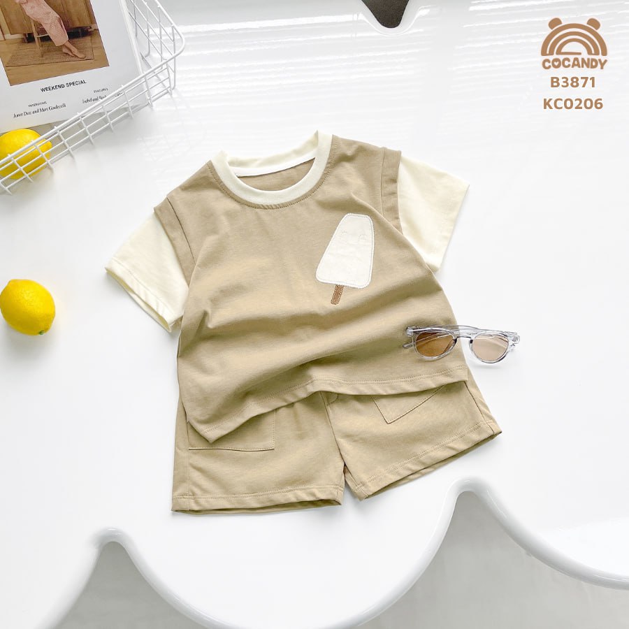 Bộc cộc BE RÊU ngực que kem